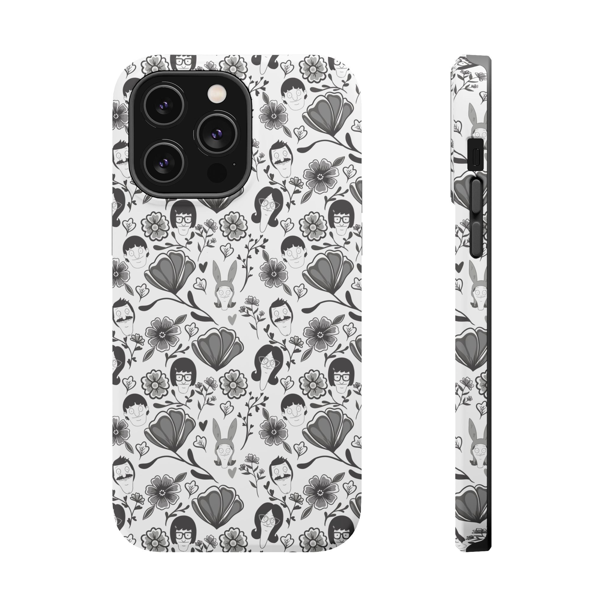 Belcher's Fine China iPhone Case V1 Monochrome – Magnetic Impact-Resistant