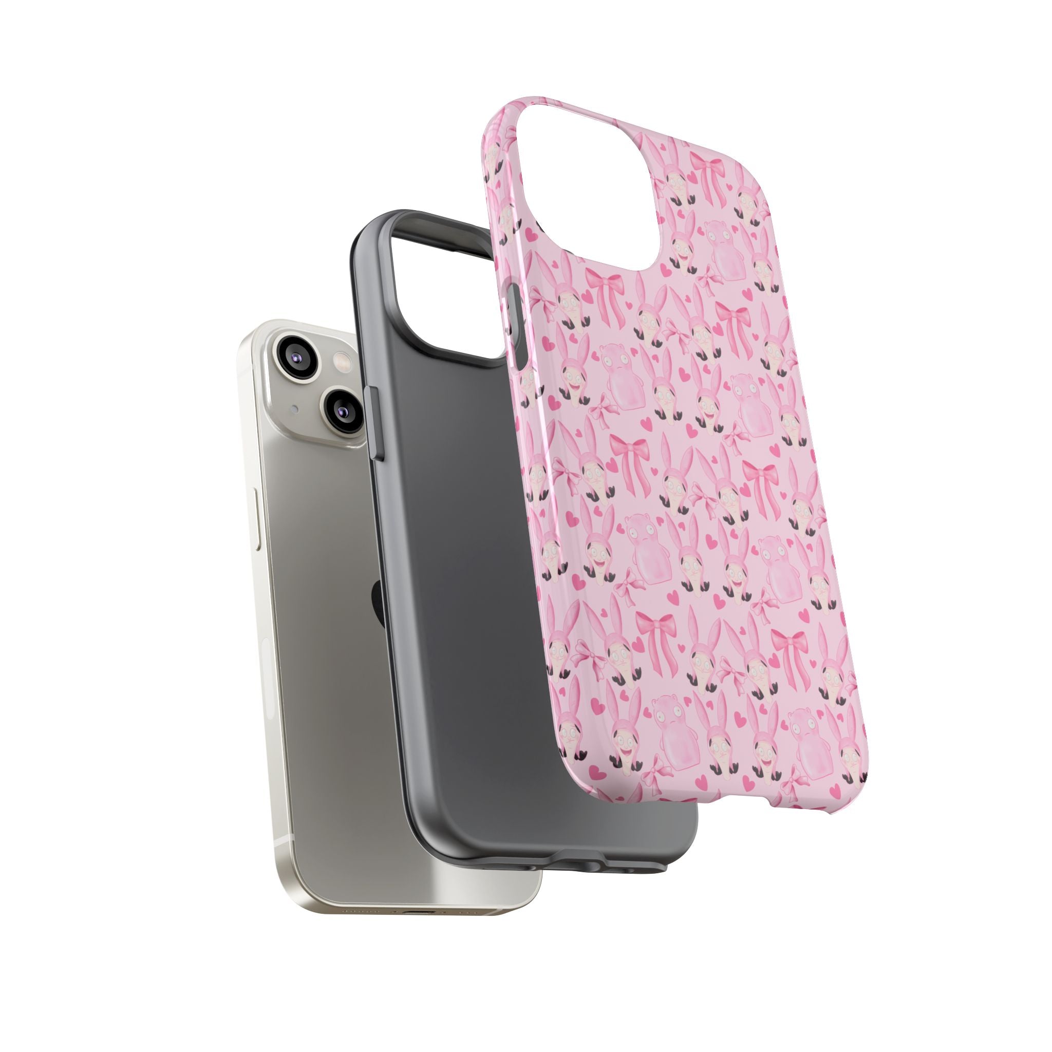 Bob's Burgers Inspired Coquette Louise Tough Case for iPhone, Google, and Samsung