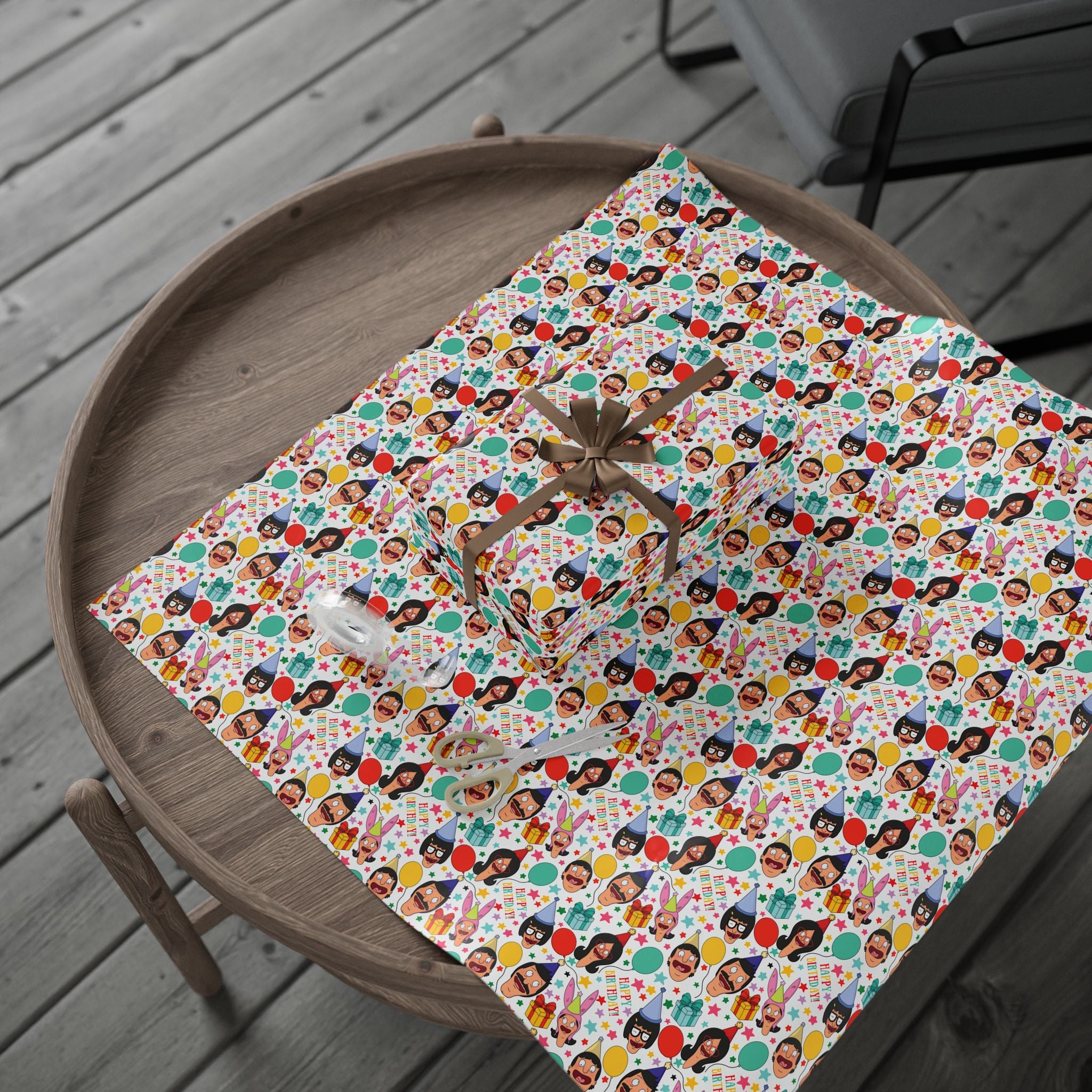 The Belcher's Birthday Gift Wrap