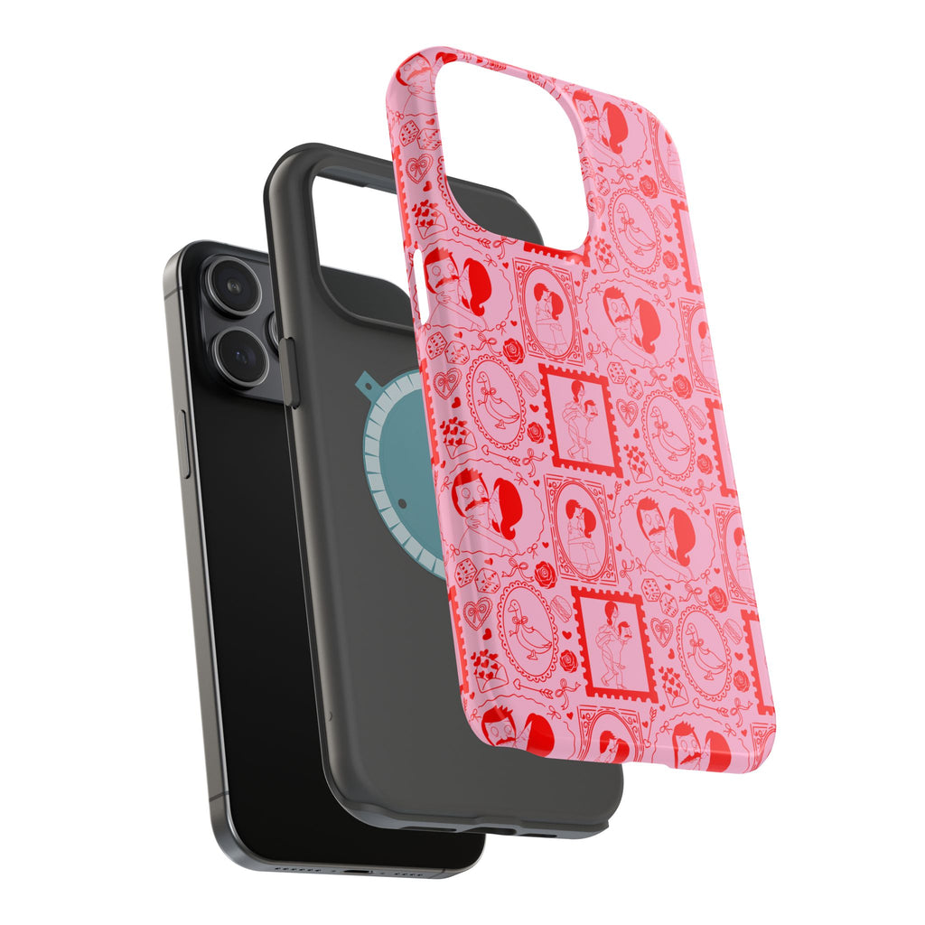 Linda & Bob Valentine's iPhone Case – Magnetic Impact-Resistant PINK