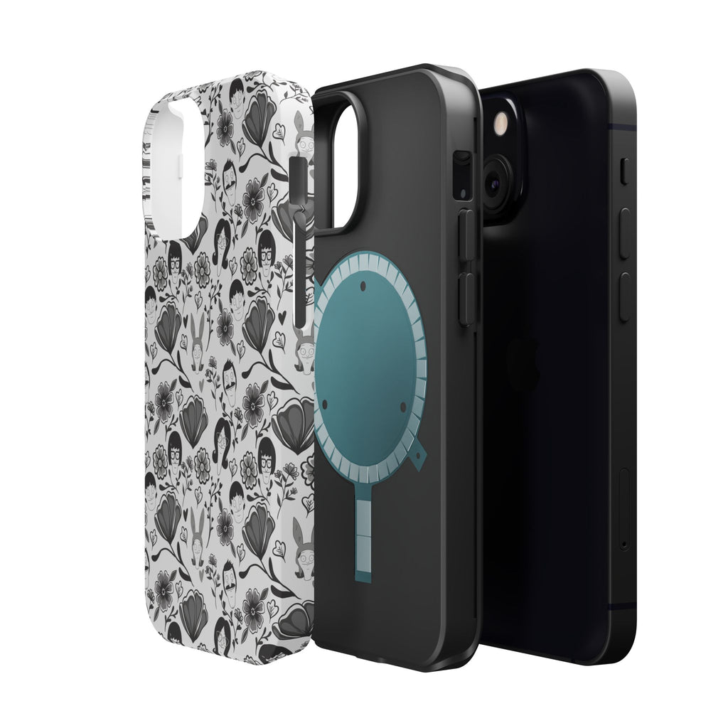 Belcher's Fine China iPhone Case V1 Monochrome – Magnetic Impact-Resistant