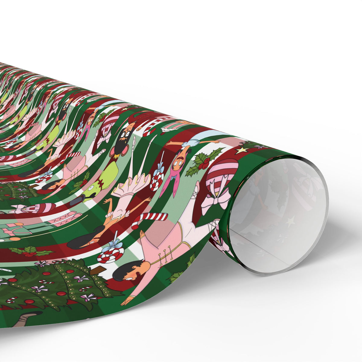 Belcher's Nutcracker Plaid Gift Wrap