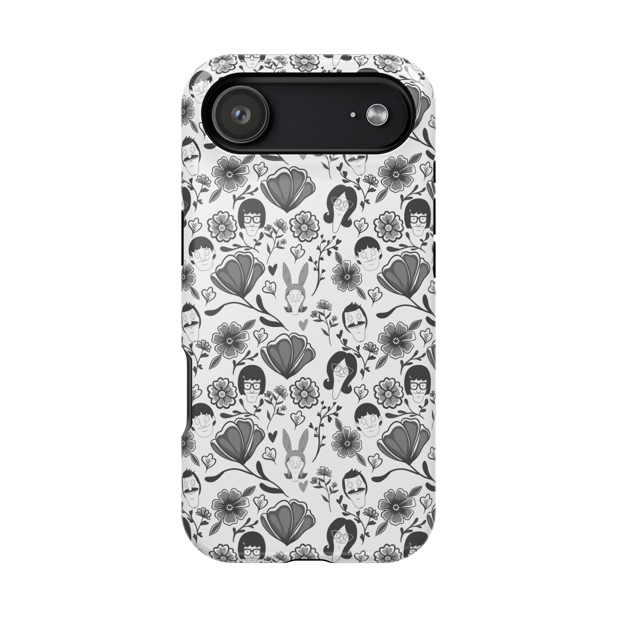 Belcher's Fine China iPhone Case V1 Monochrome – Magnetic Impact-Resistant