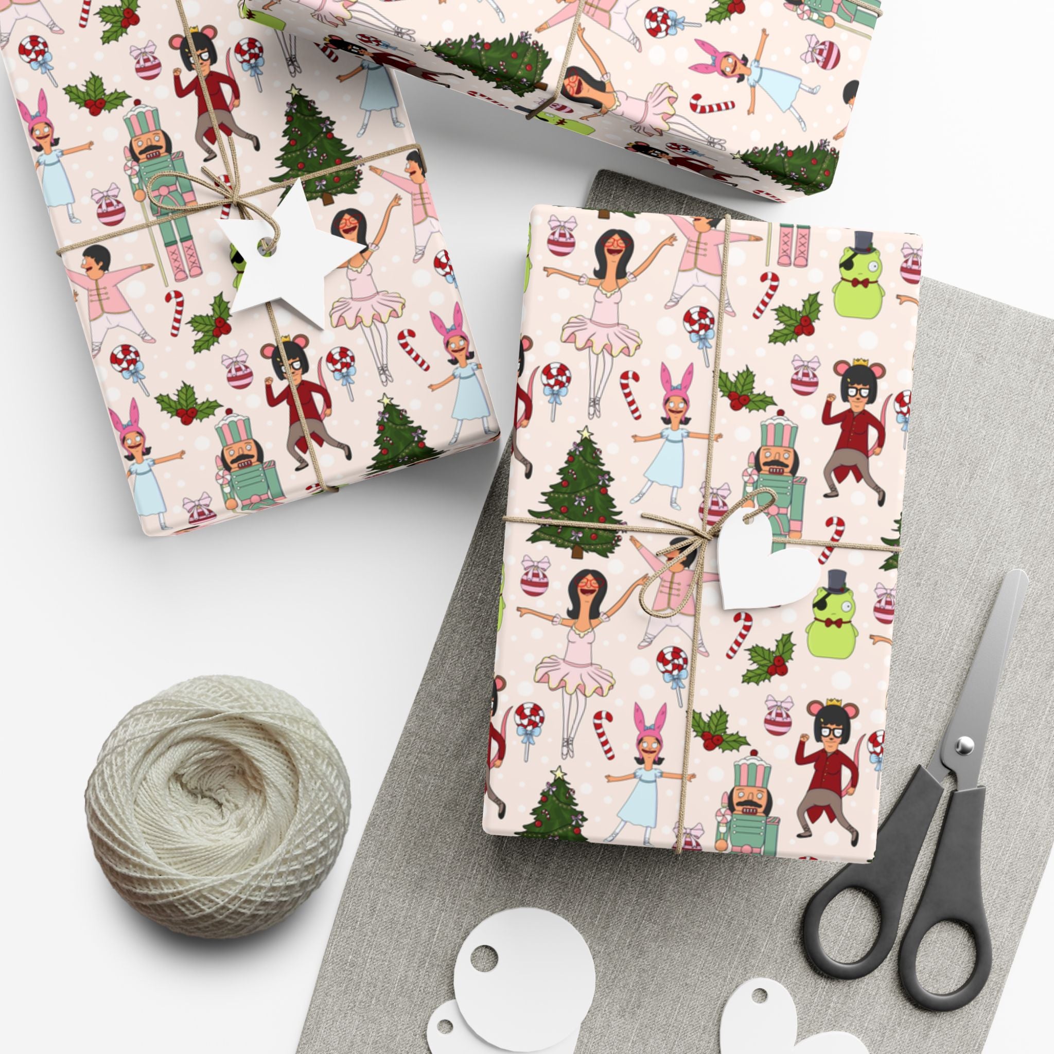 The Nutcracker Belchers Holiday Gift Wrap