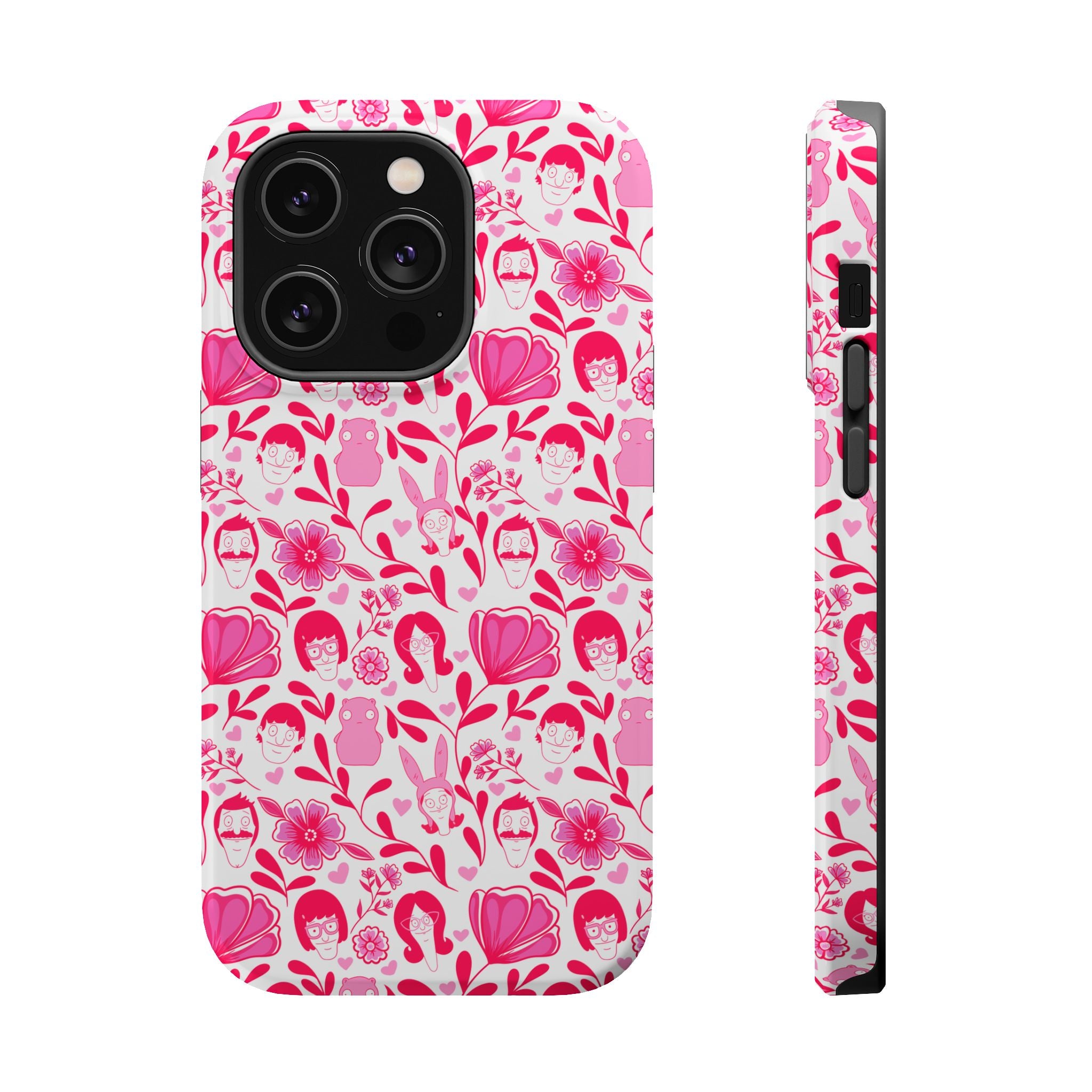 Belcher's Fine China iPhone Case V1 Pink – Magnetic Impact-Resistant