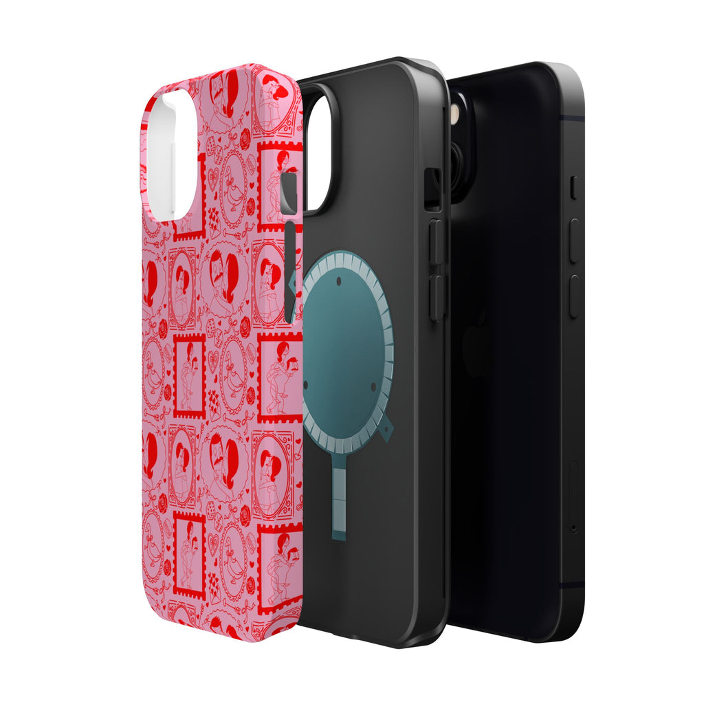 Linda & Bob Valentine's iPhone Case – Magnetic Impact-Resistant PINK