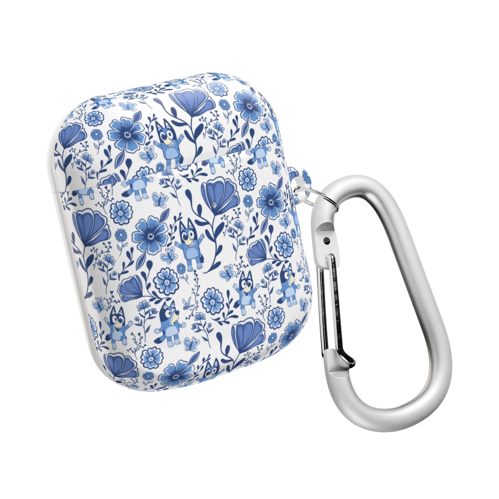 Blue Heeler Dog Charming Floral AirPod Case