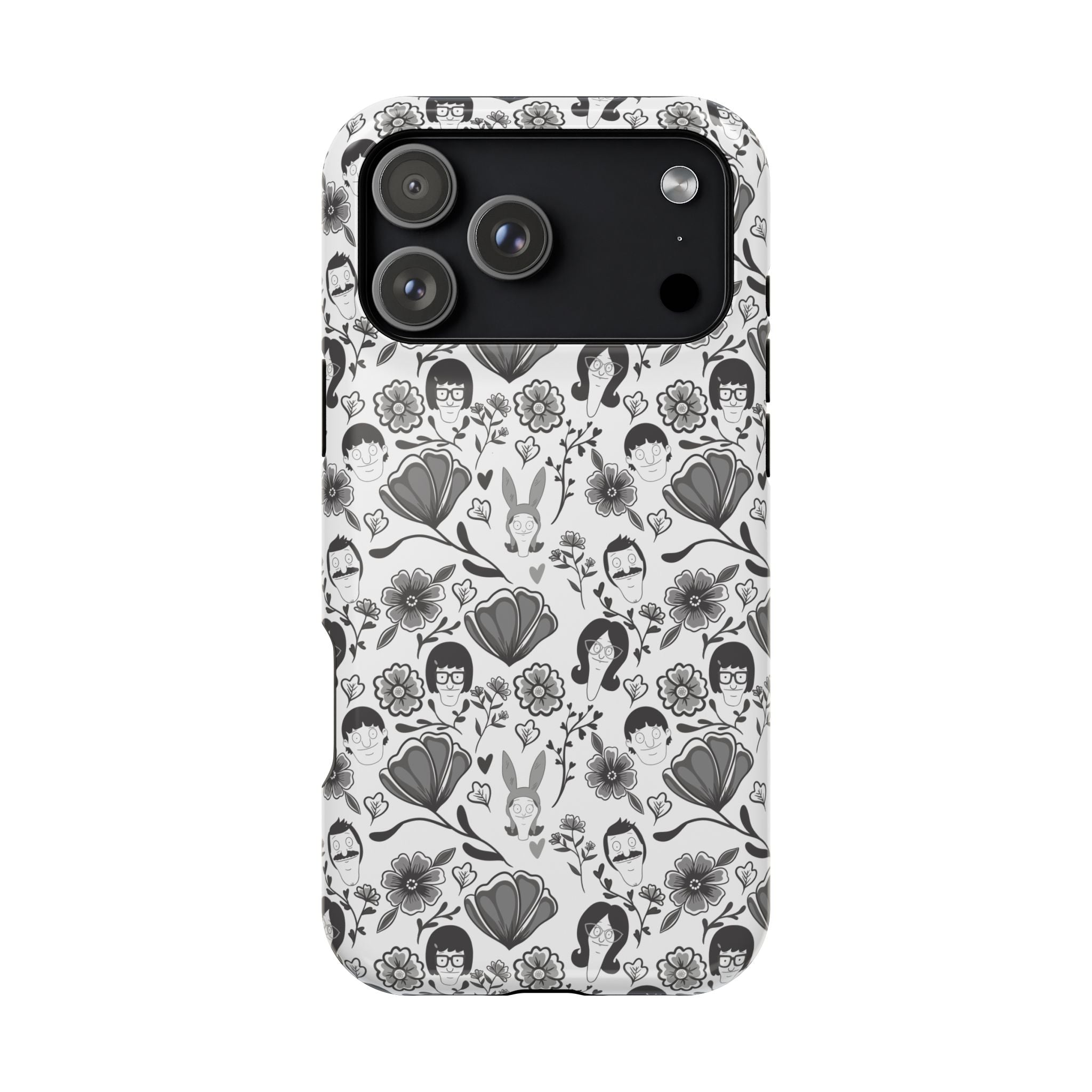Belcher's Fine China iPhone Case V1 Monochrome – Magnetic Impact-Resistant