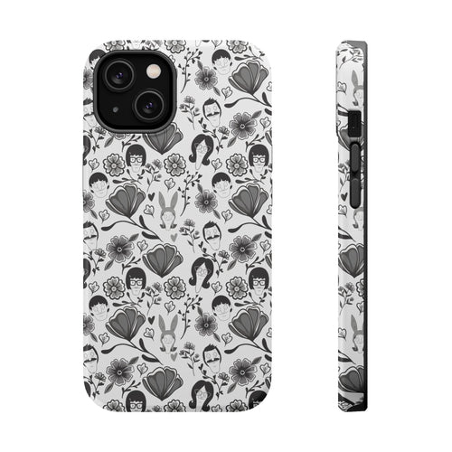 Belcher's Fine China iPhone Case V1 Monochrome – Magnetic Impact-Resistant