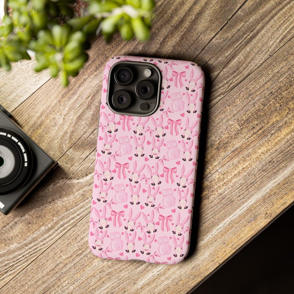 Bob's Burgers Inspired Coquette Louise Tough Case for iPhone, Google, and Samsung