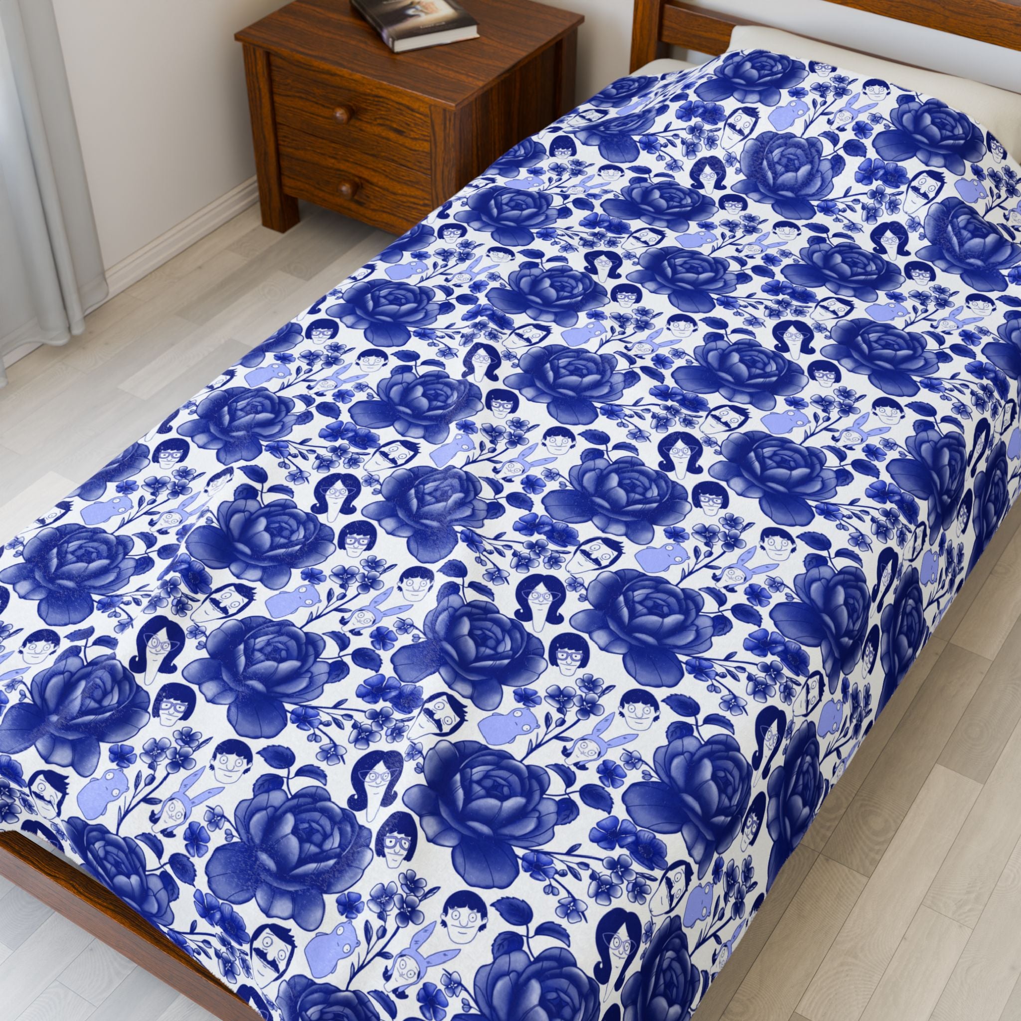 Belcher's Fine China 2.0 Velveteen Plush Blanket