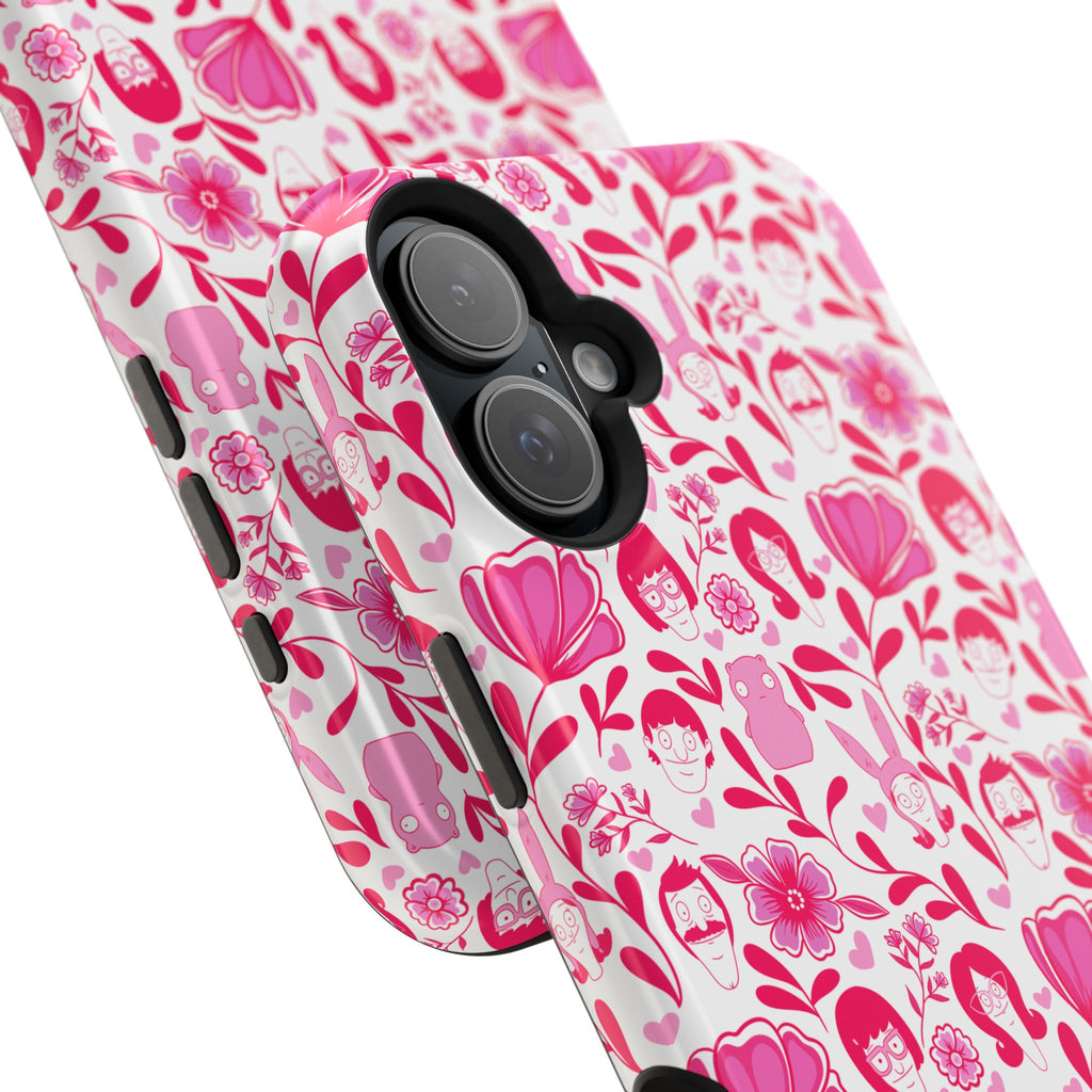 Belcher's Fine China iPhone Case V1 Pink – Magnetic Impact-Resistant
