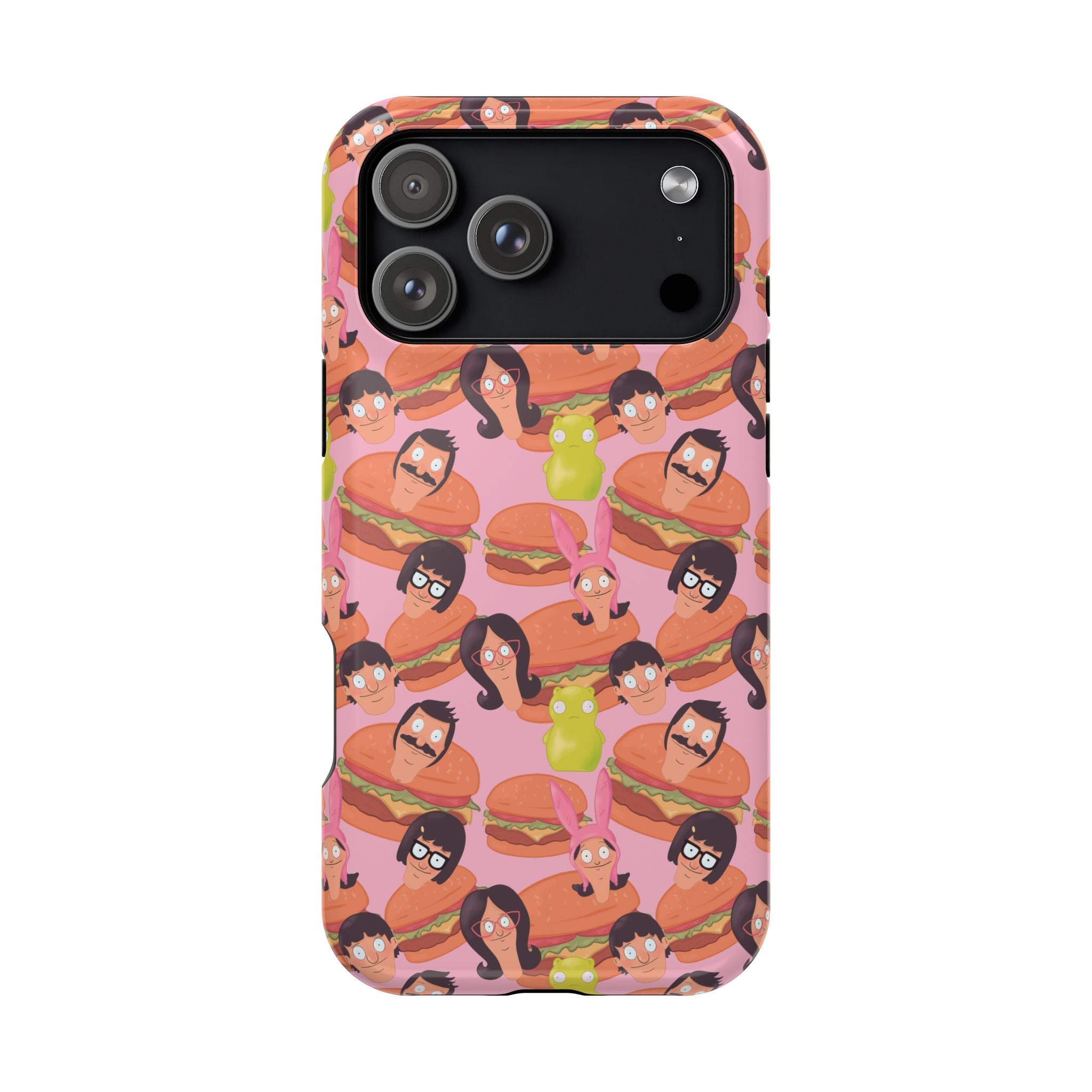 Belcher's Burger Time - Pink Magnetic Impact-Resistant iPhone Case