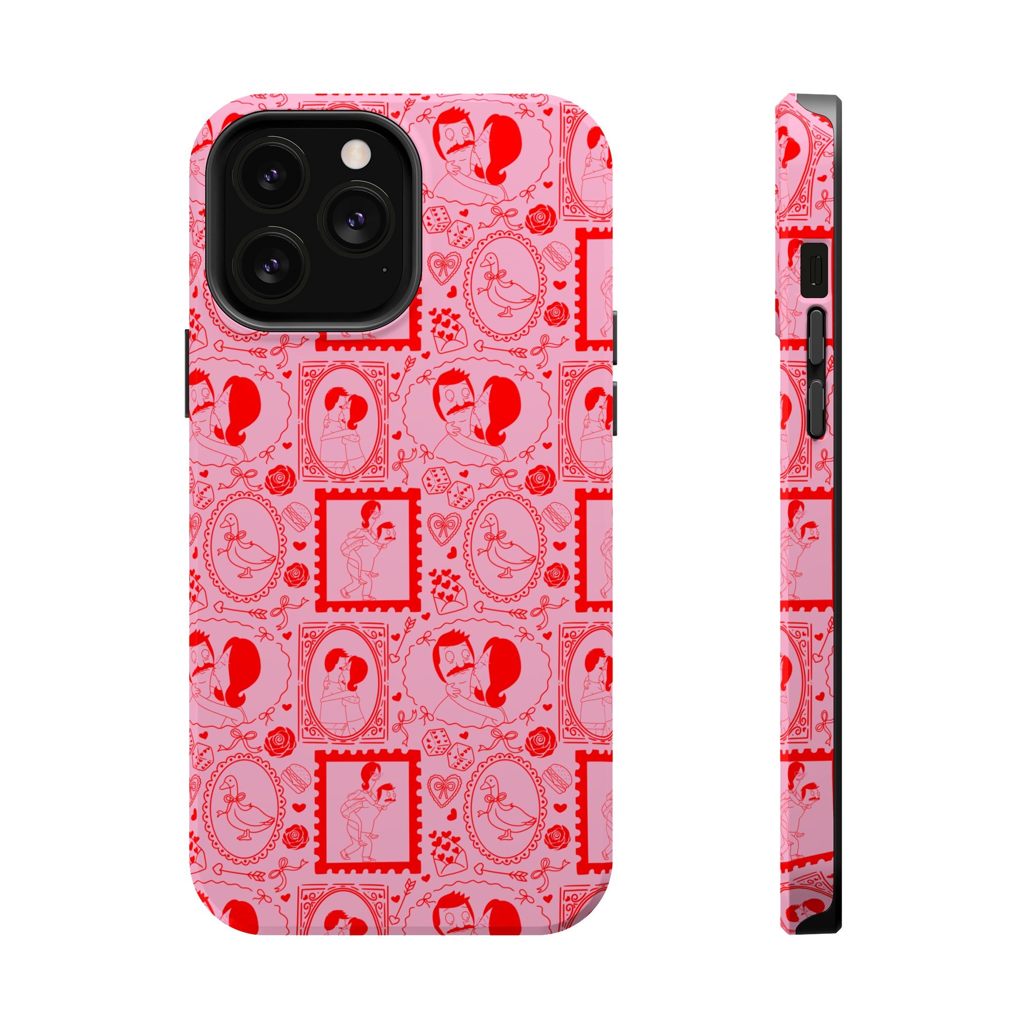 Linda & Bob Valentine's iPhone Case – Magnetic Impact-Resistant PINK