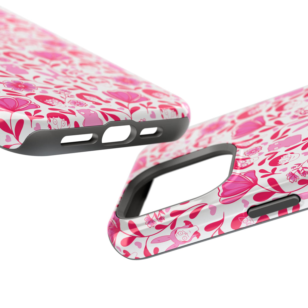 Belcher's Fine China iPhone Case V1 Pink – Magnetic Impact-Resistant