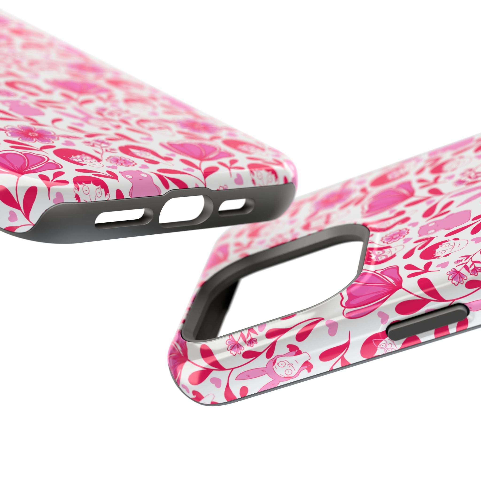Belcher's Fine China iPhone Case V1 Pink – Magnetic Impact-Resistant