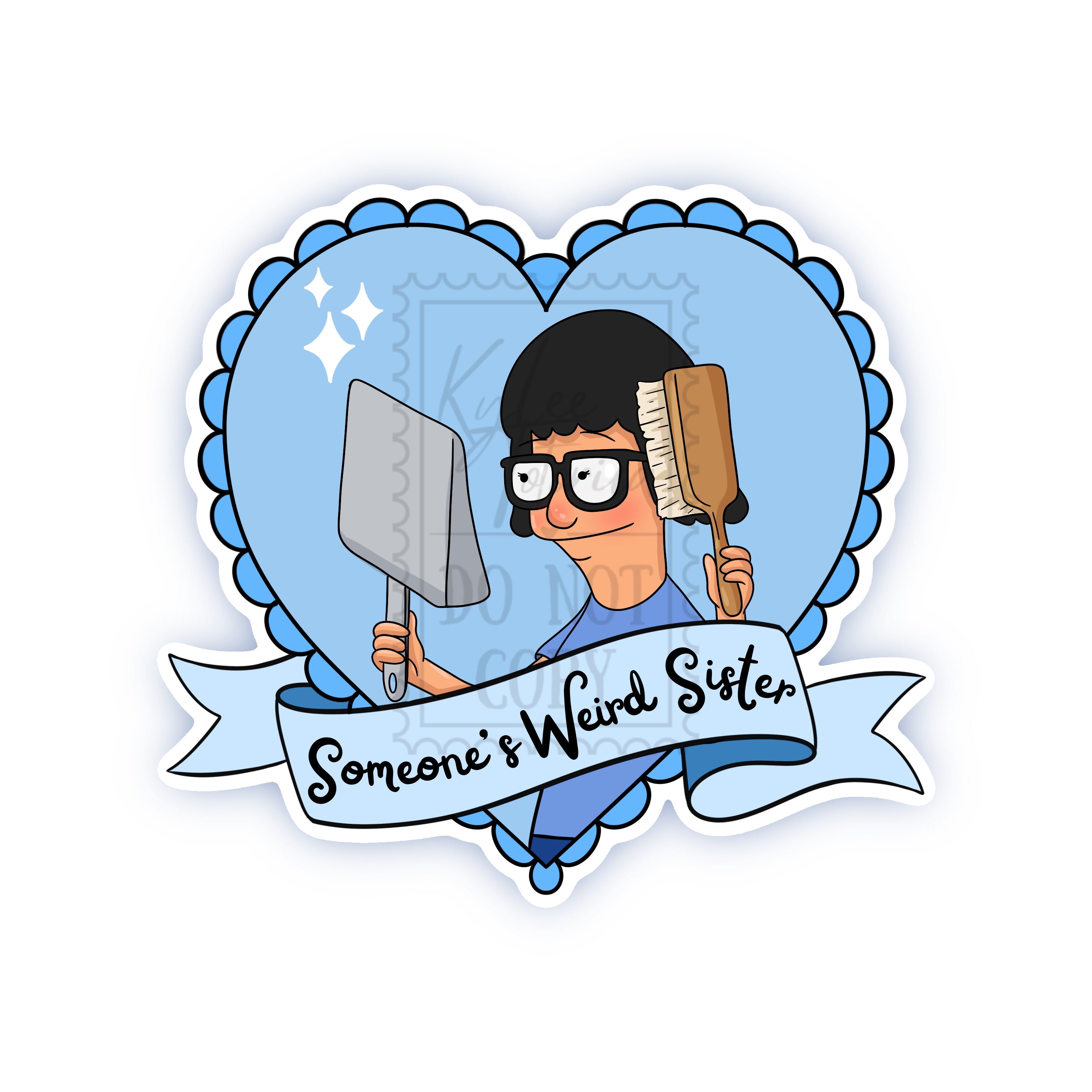 Bob's Burgers Inspired Weird Sister Sticker