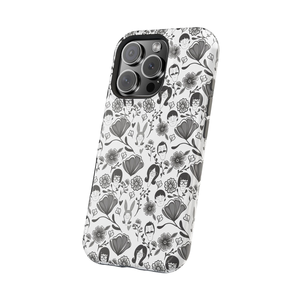 Belcher's Fine China iPhone Case V1 Monochrome – Magnetic Impact-Resistant
