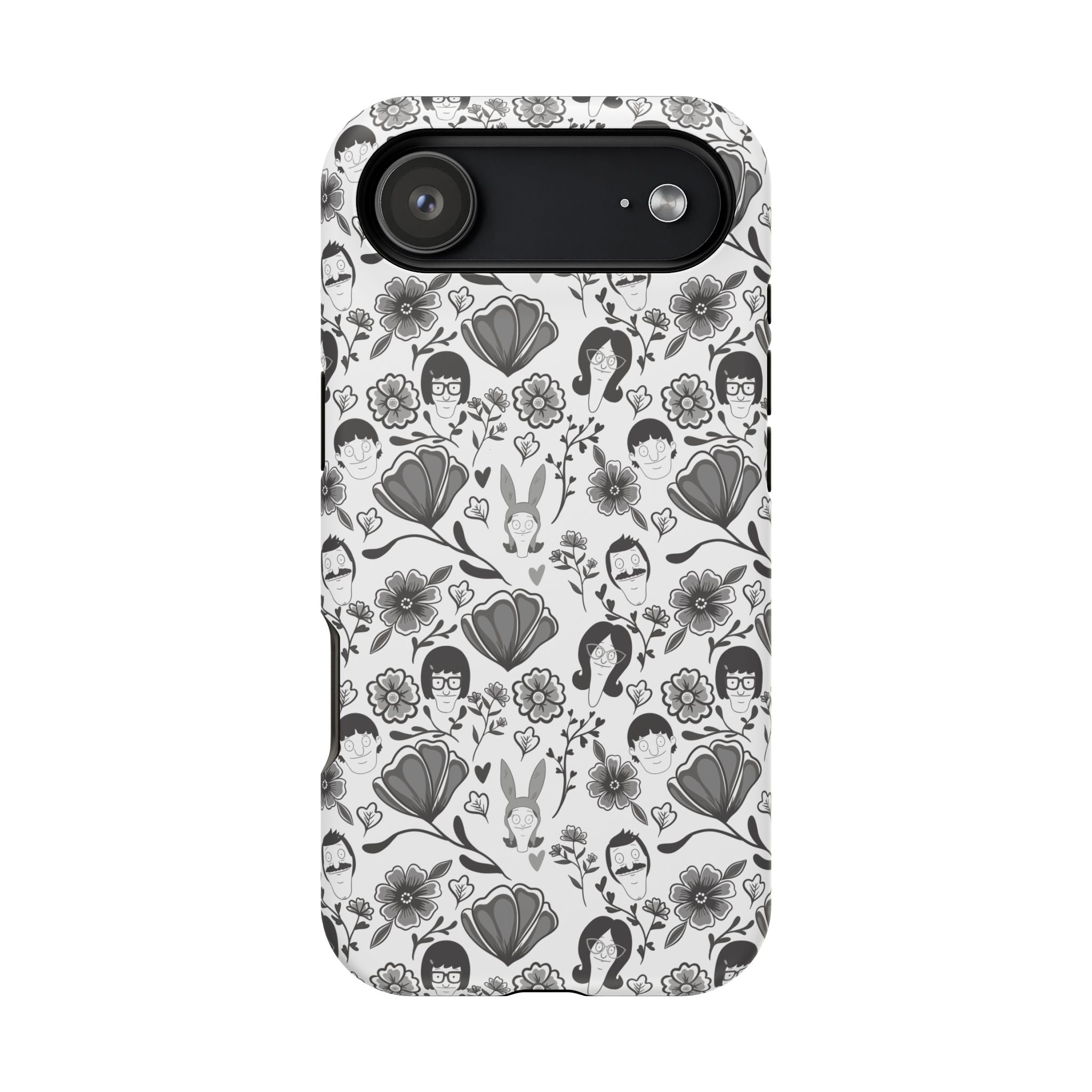 Belcher's Fine China iPhone Case V1 Monochrome – Magnetic Impact-Resistant