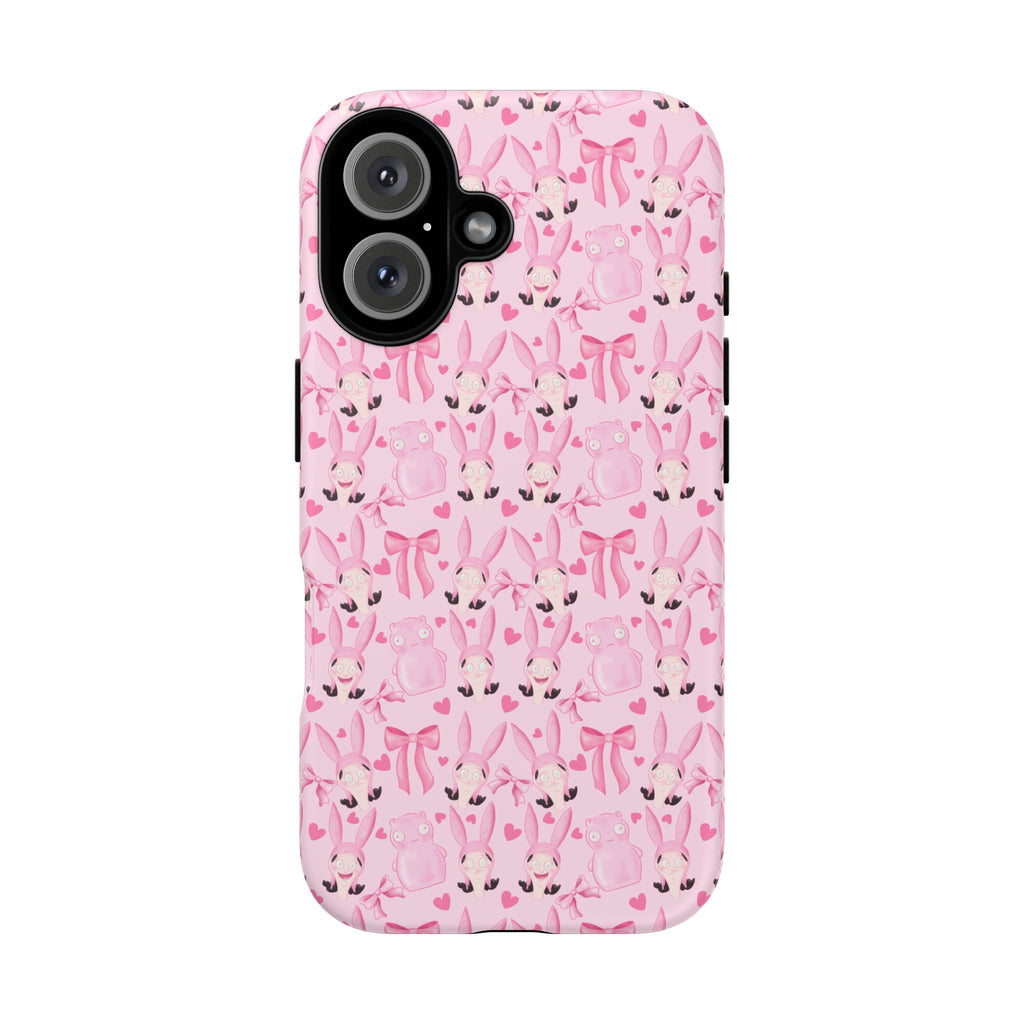 Bob's Burgers Inspired Coquette Louise Tough Case for iPhone, Google, and Samsung