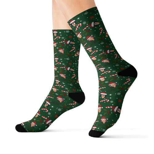 A Very Belcher Christmas Socks (Green)