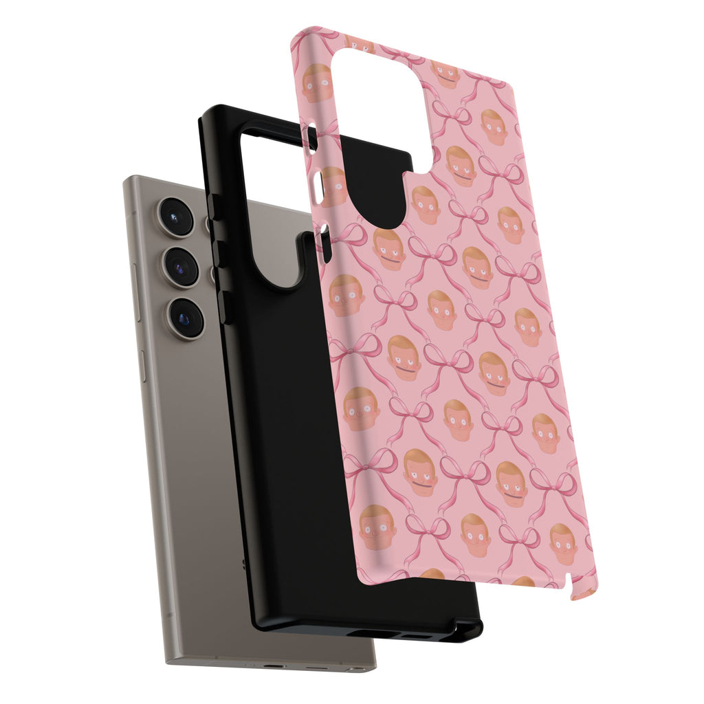 Bob's Burgers Inspired Regular Size Rudy Pink Coquette Tough Case for iPhone, Google, and Samsung