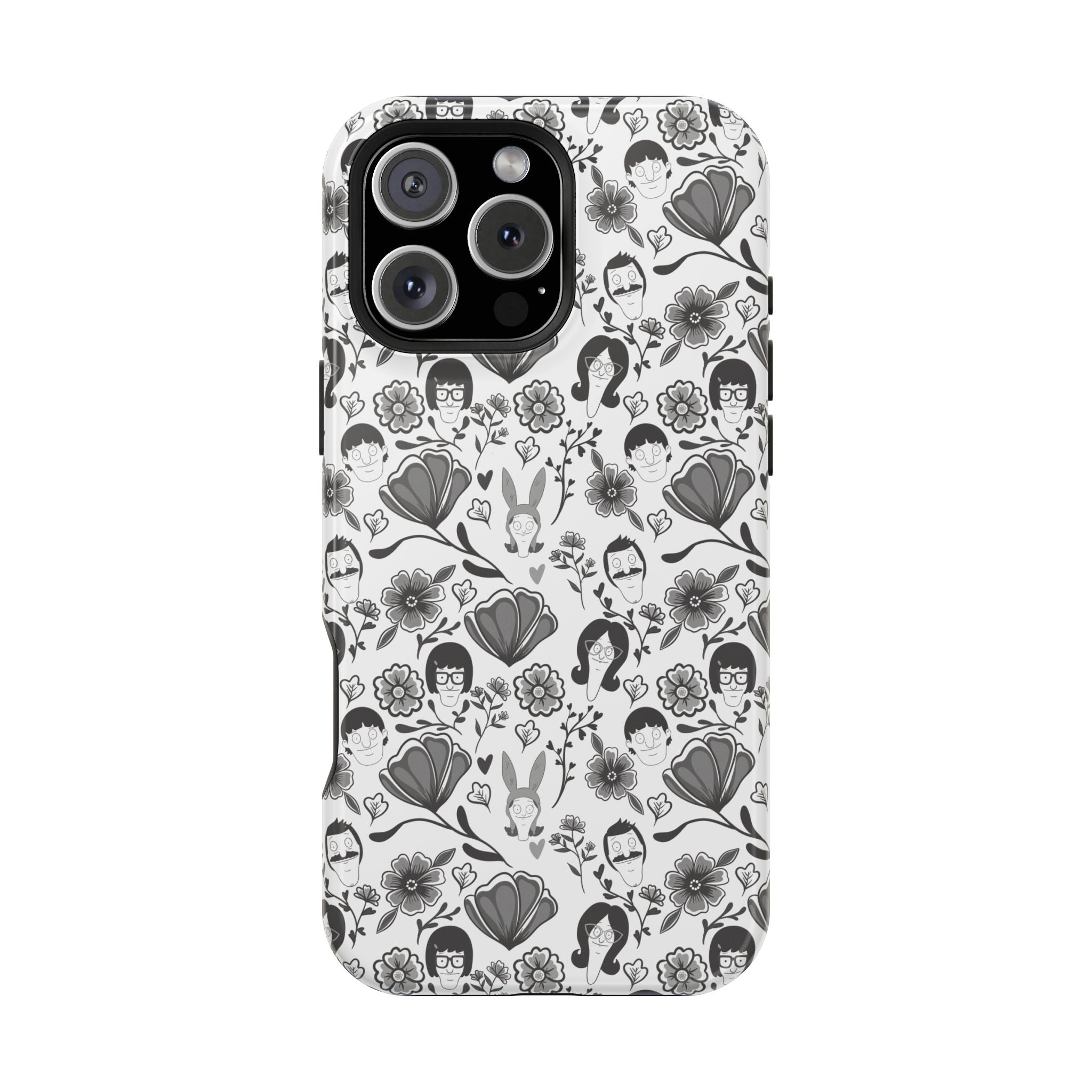 Belcher's Fine China iPhone Case V1 Monochrome – Magnetic Impact-Resistant