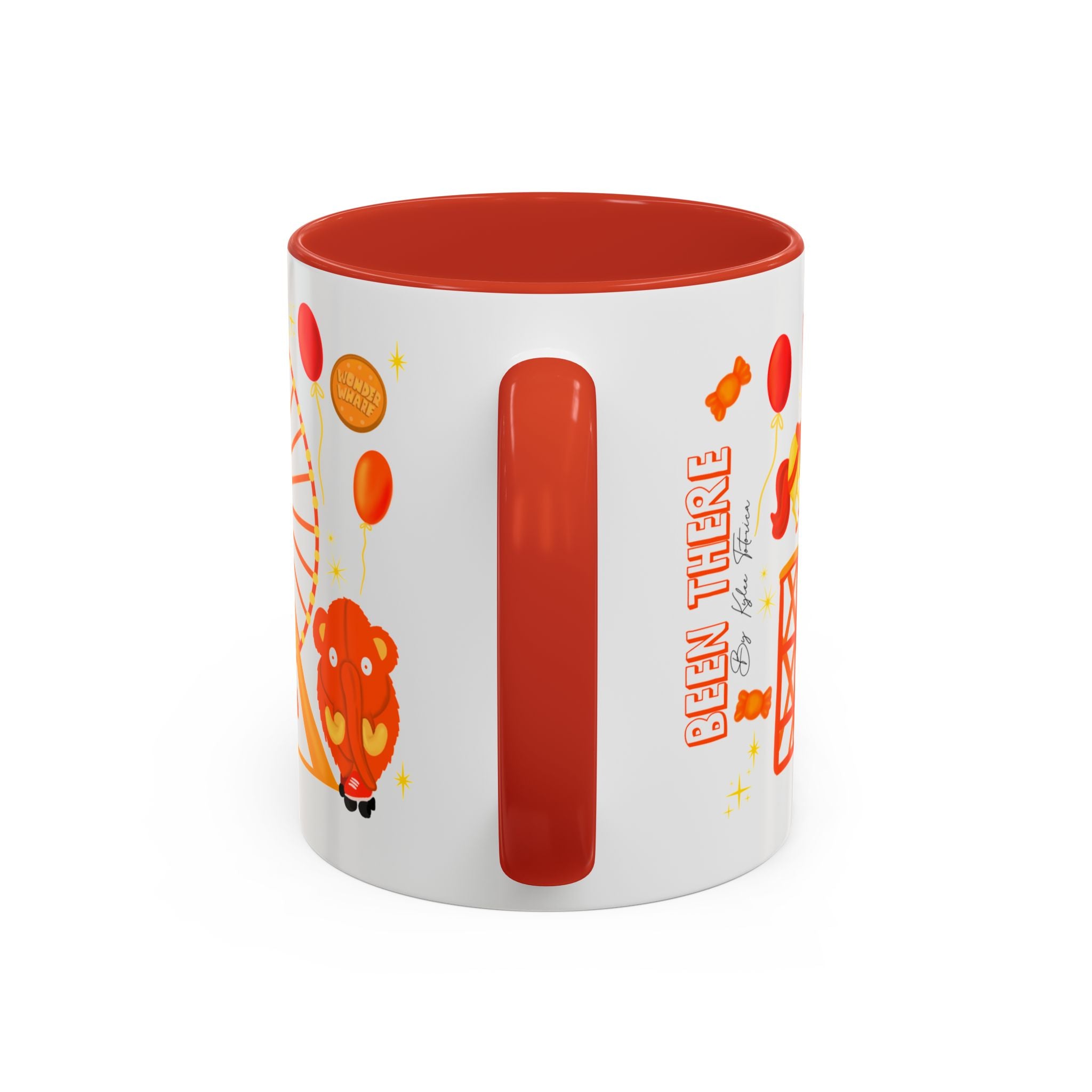 Wonder Wharf Accent Coffee Mug (11, 15oz) (RED VERSION)