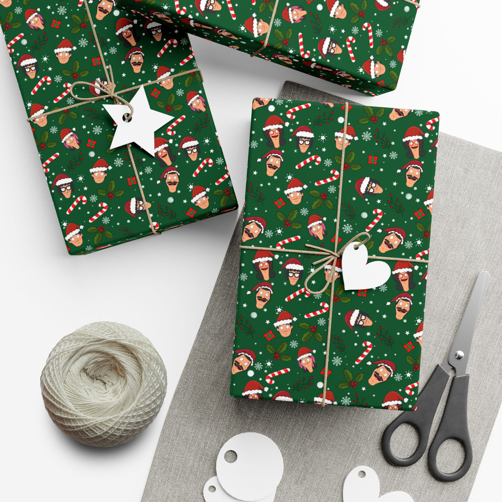 Bob's Burgers Inspired  Holiday Wrapping Paper