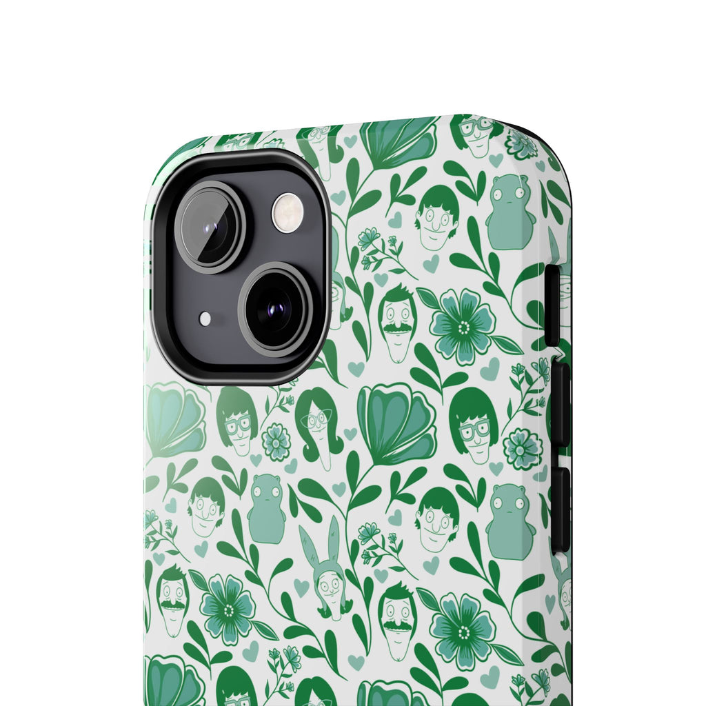 Belcher's Green Fine China Tough Phone Case (iPhone, Samsung) Not MagSafe!