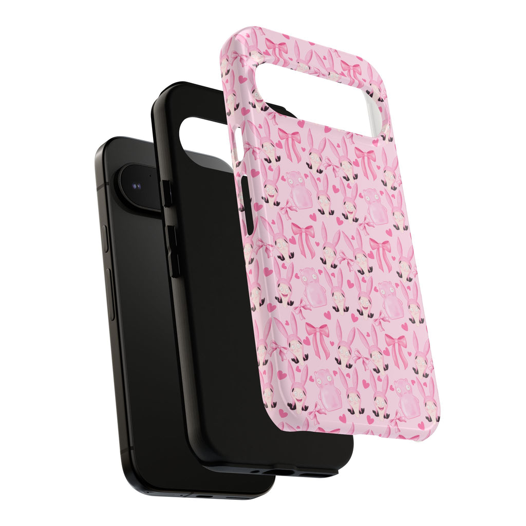 Bob's Burgers Inspired Coquette Louise Tough Case for iPhone, Google, and Samsung