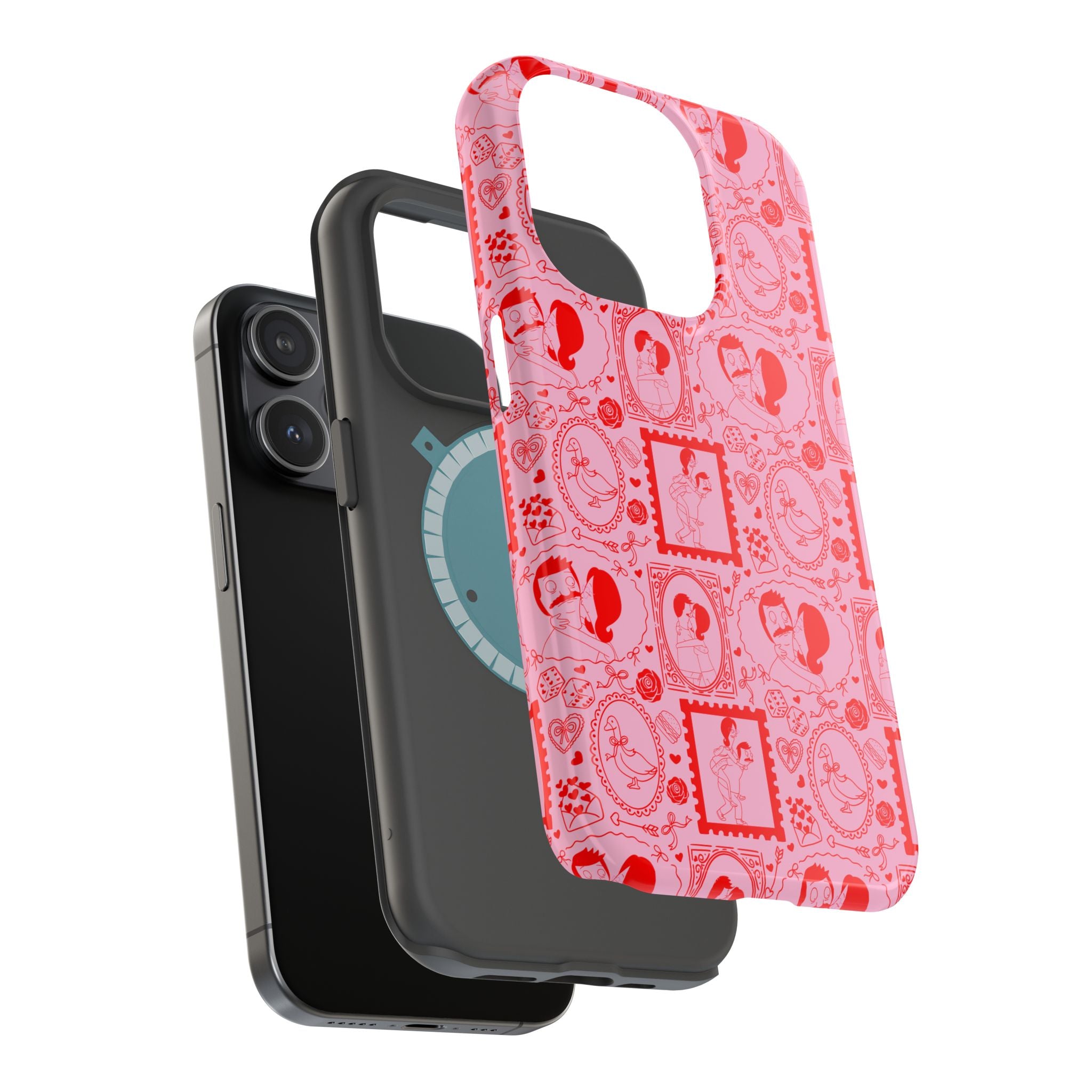 Linda & Bob Valentine's iPhone Case – Magnetic Impact-Resistant PINK
