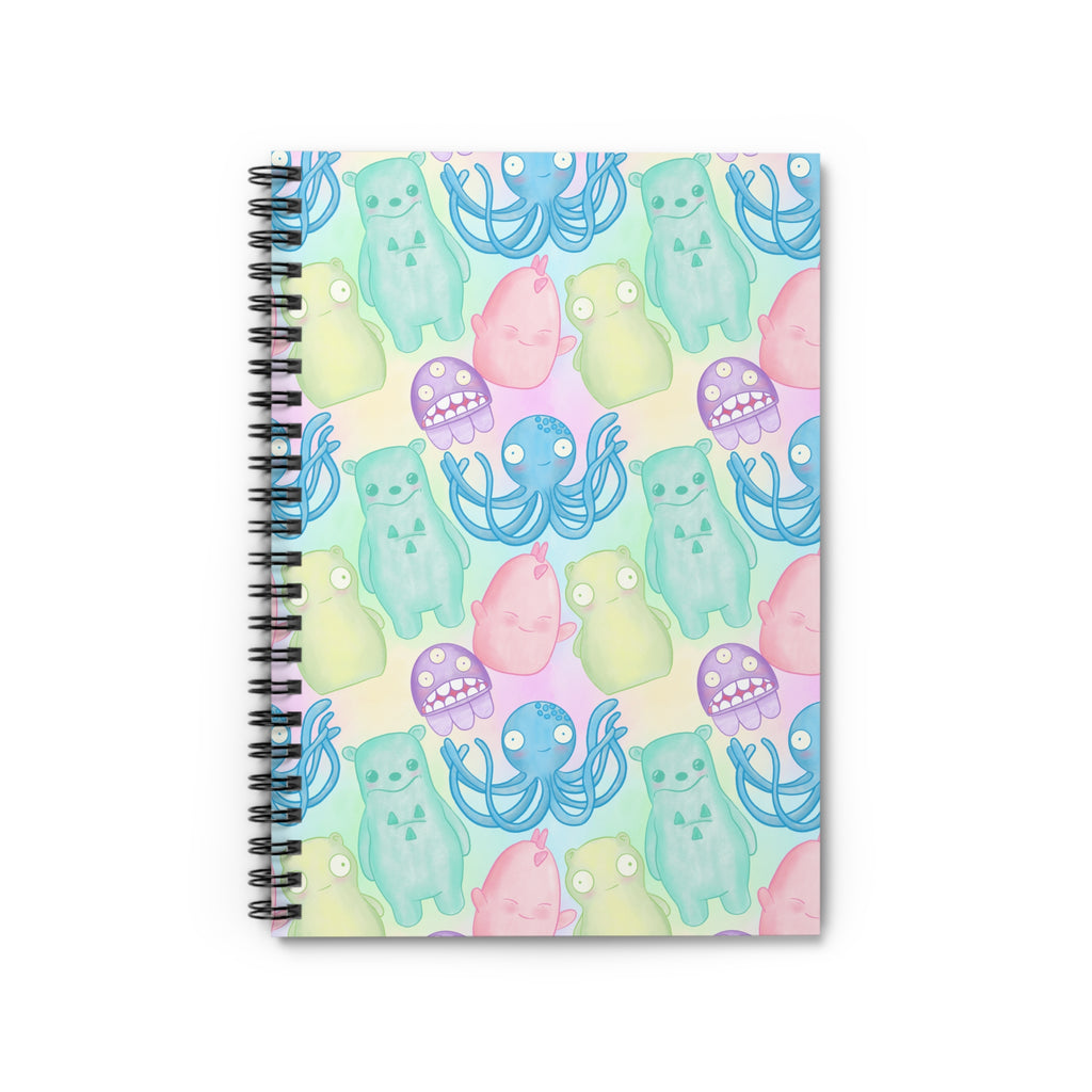 Kuchi Kopi & Friends Ruled Spiral Notebook