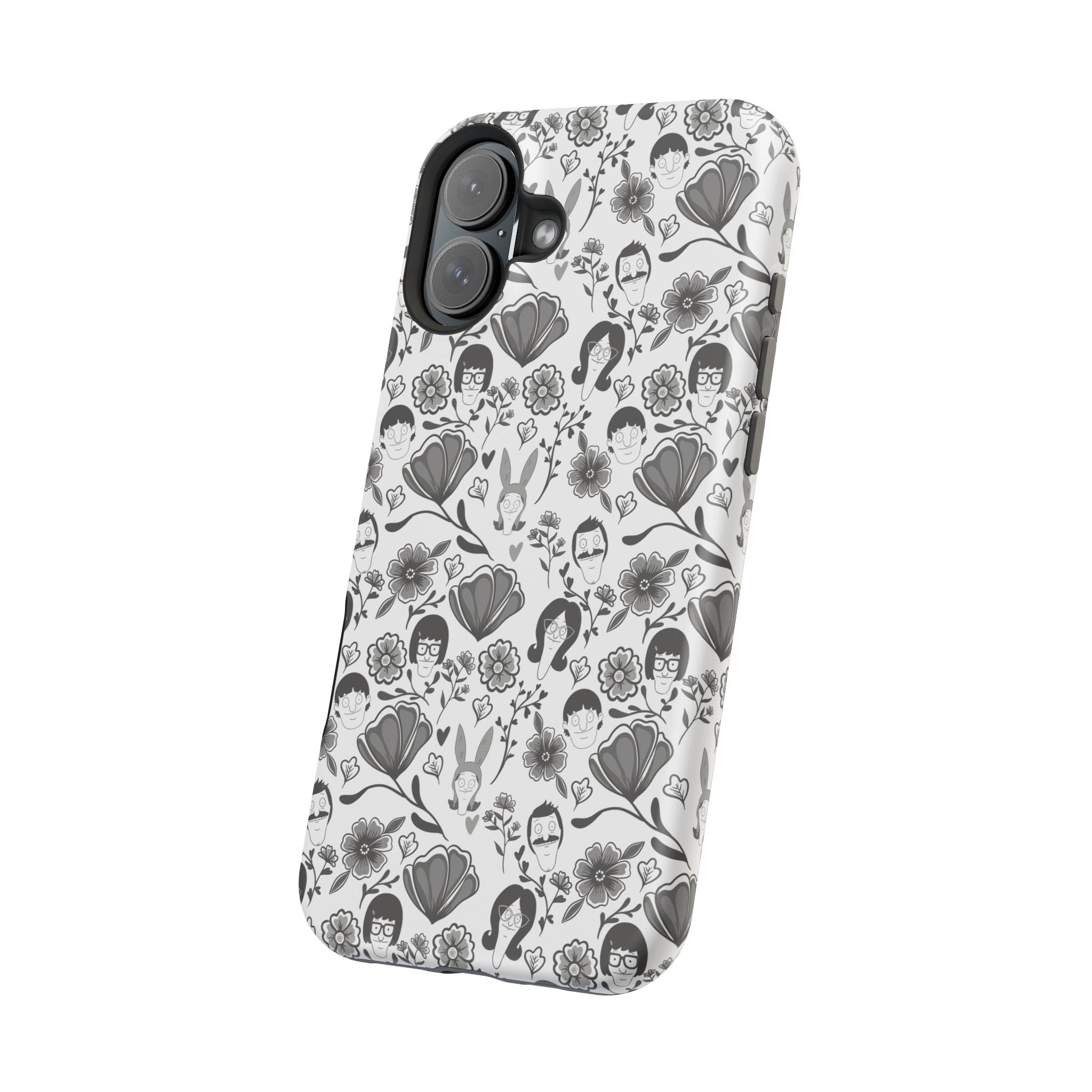 Belcher's Fine China iPhone Case V1 Monochrome – Magnetic Impact-Resistant