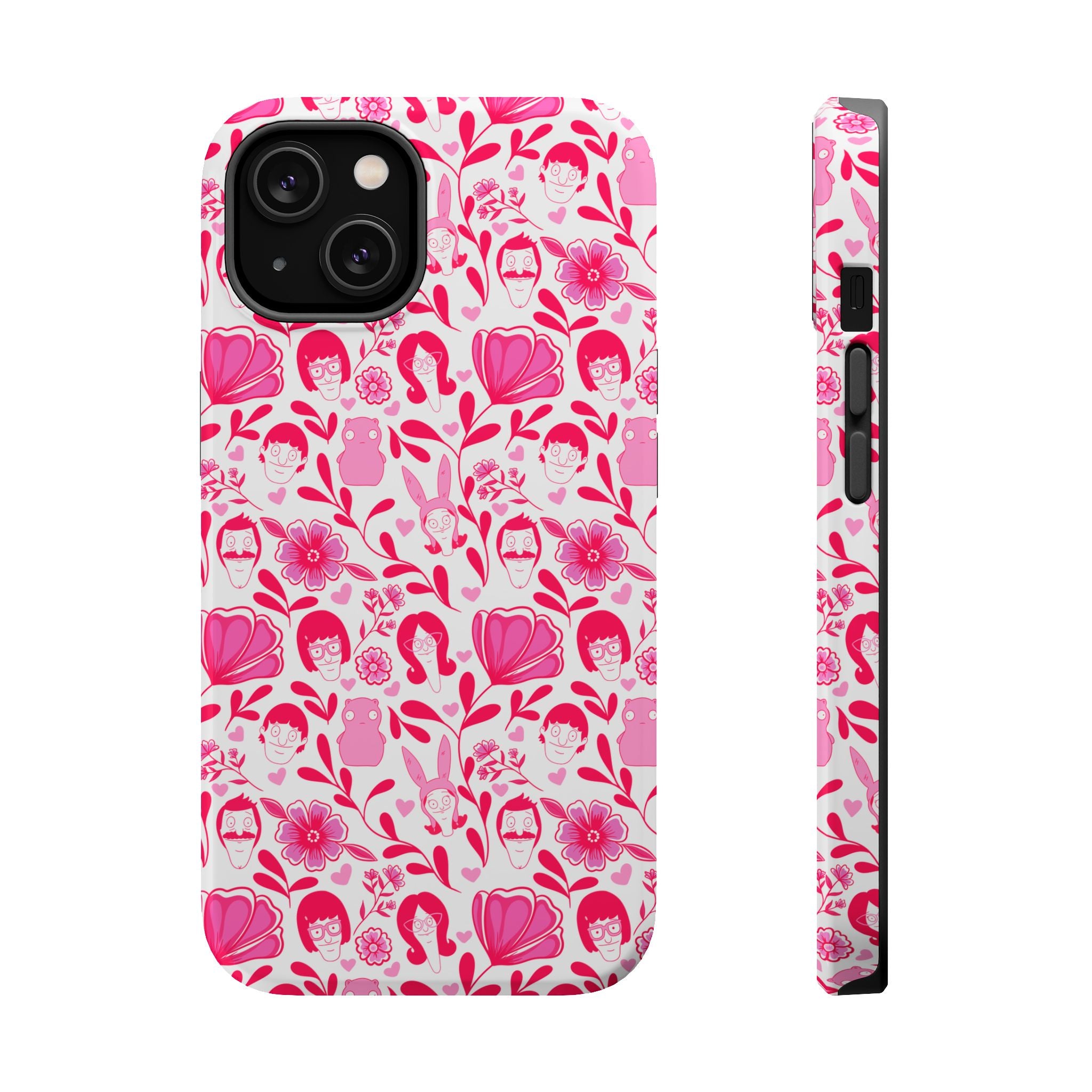 Belcher's Fine China iPhone Case V1 Pink – Magnetic Impact-Resistant