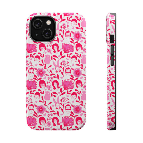 Belcher's Fine China iPhone Case V1 Pink – Magnetic Impact-Resistant