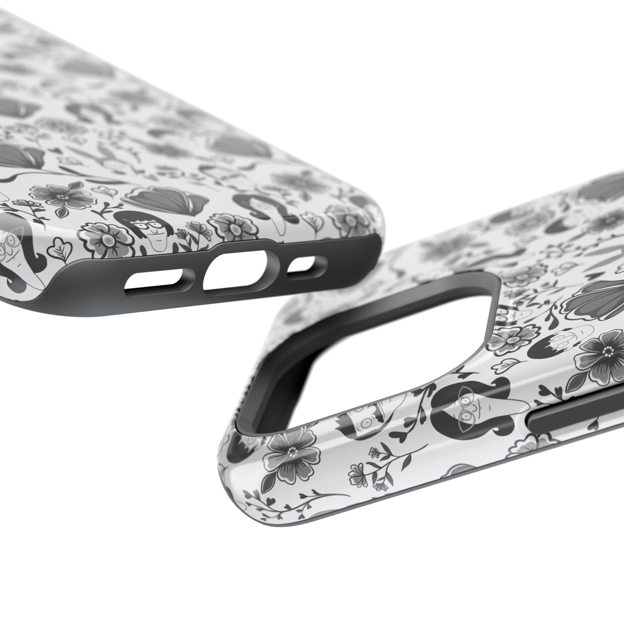 Belcher's Fine China iPhone Case V1 Monochrome – Magnetic Impact-Resistant