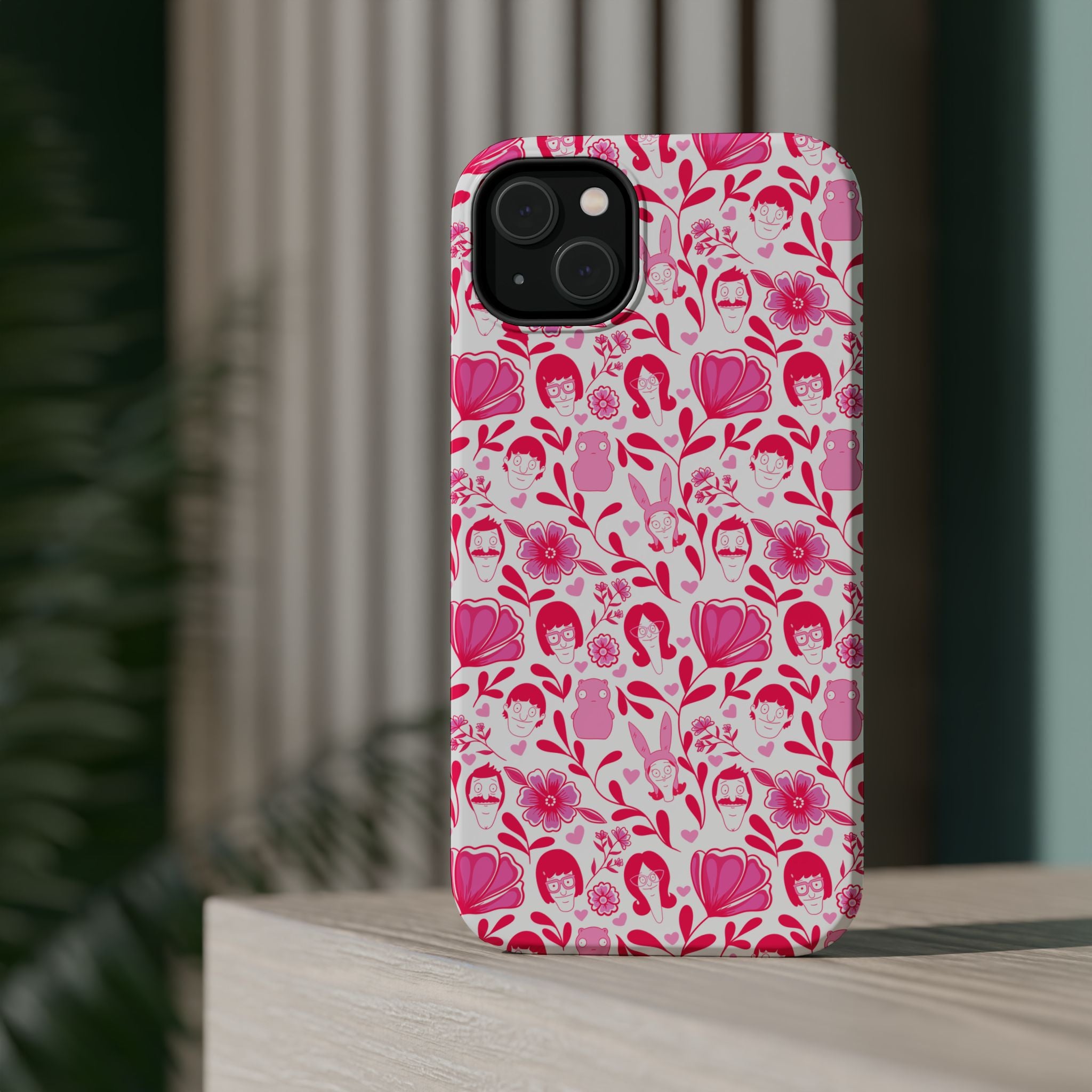 Belcher's Fine China iPhone Case V1 Pink – Magnetic Impact-Resistant