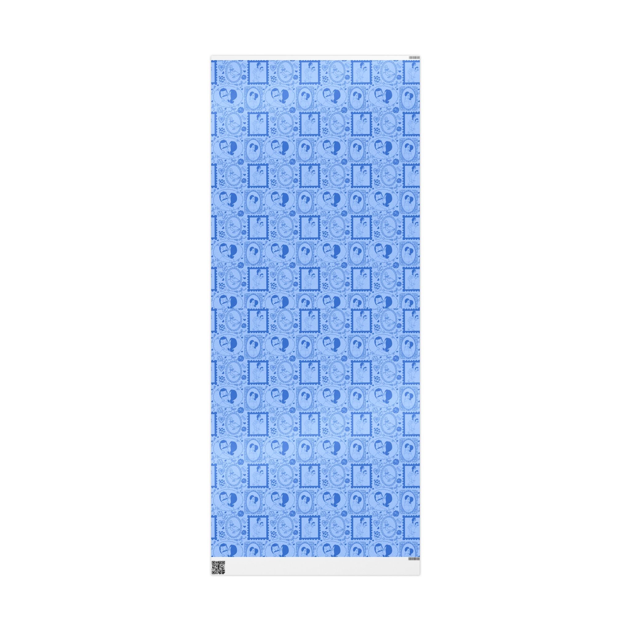 Belcher's Blue Valentine's Gift Wrap