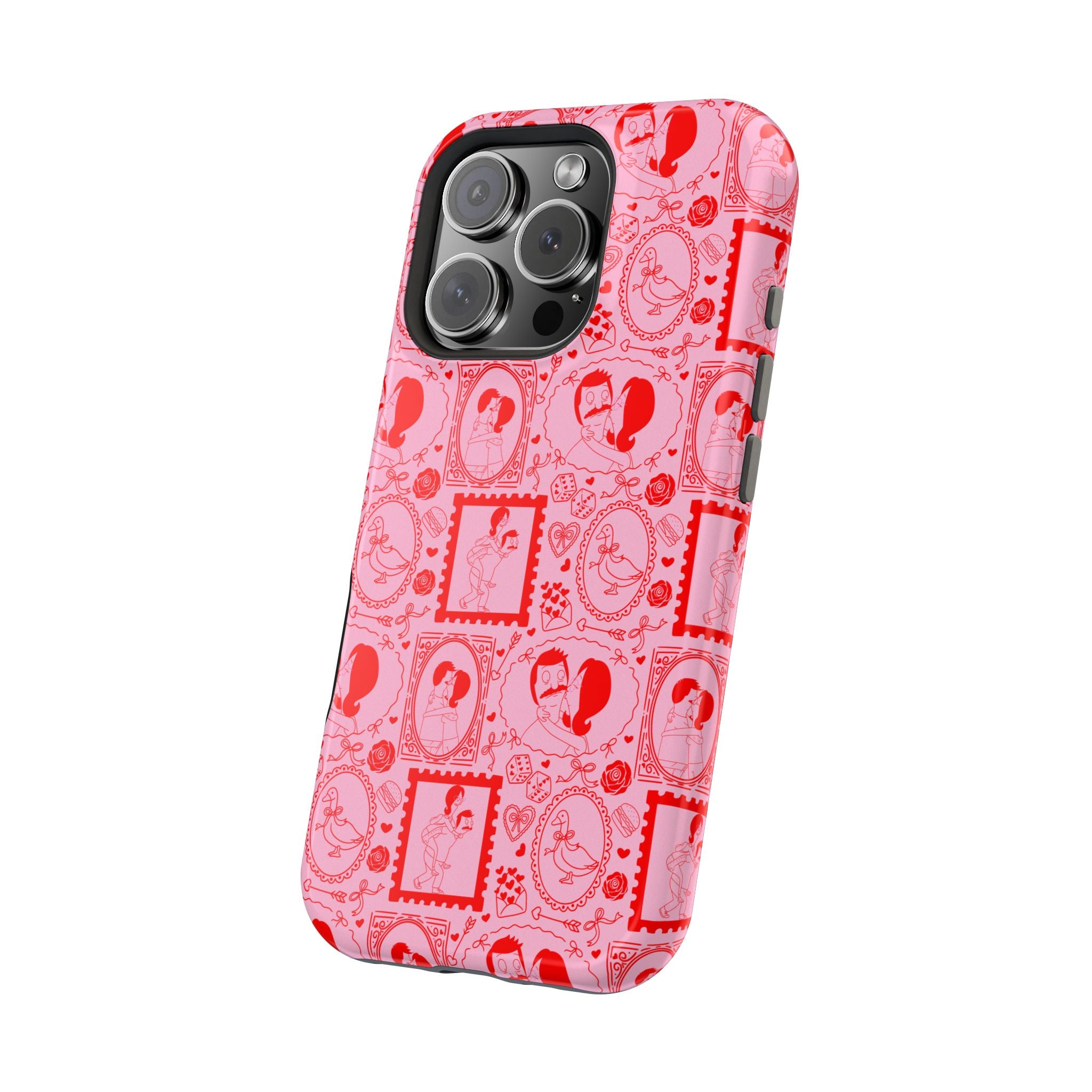 Linda & Bob Valentine's iPhone Case – Magnetic Impact-Resistant PINK