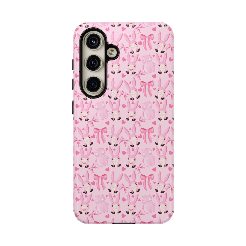 Bob's Burgers Inspired Coquette Louise Tough Case for iPhone, Google, and Samsung