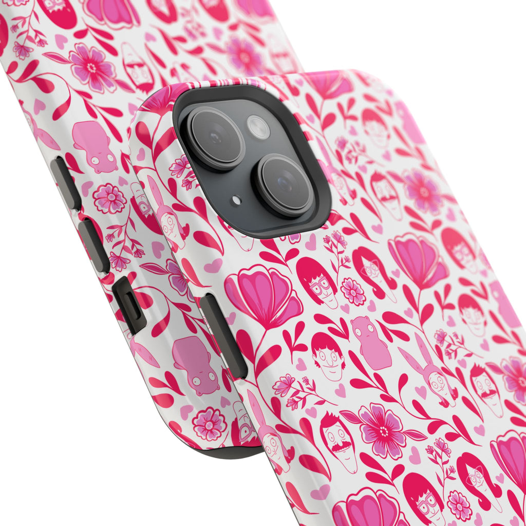 Belcher's Fine China iPhone Case V1 Pink – Magnetic Impact-Resistant