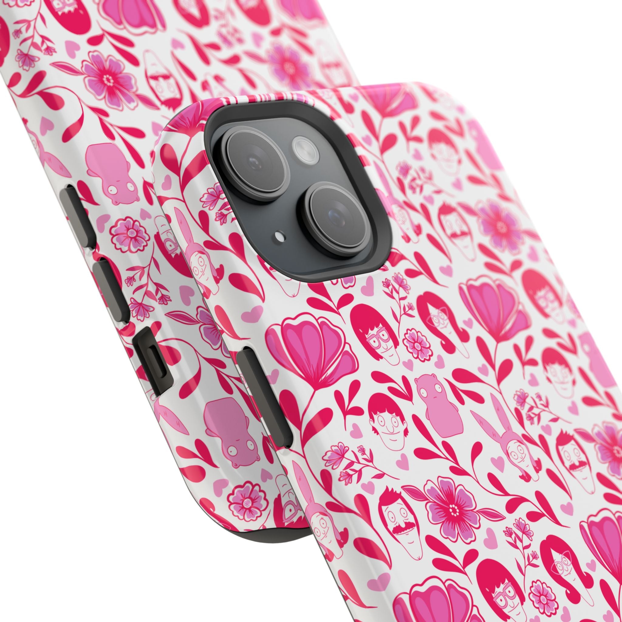 Belcher's Fine China iPhone Case V1 Pink – Magnetic Impact-Resistant