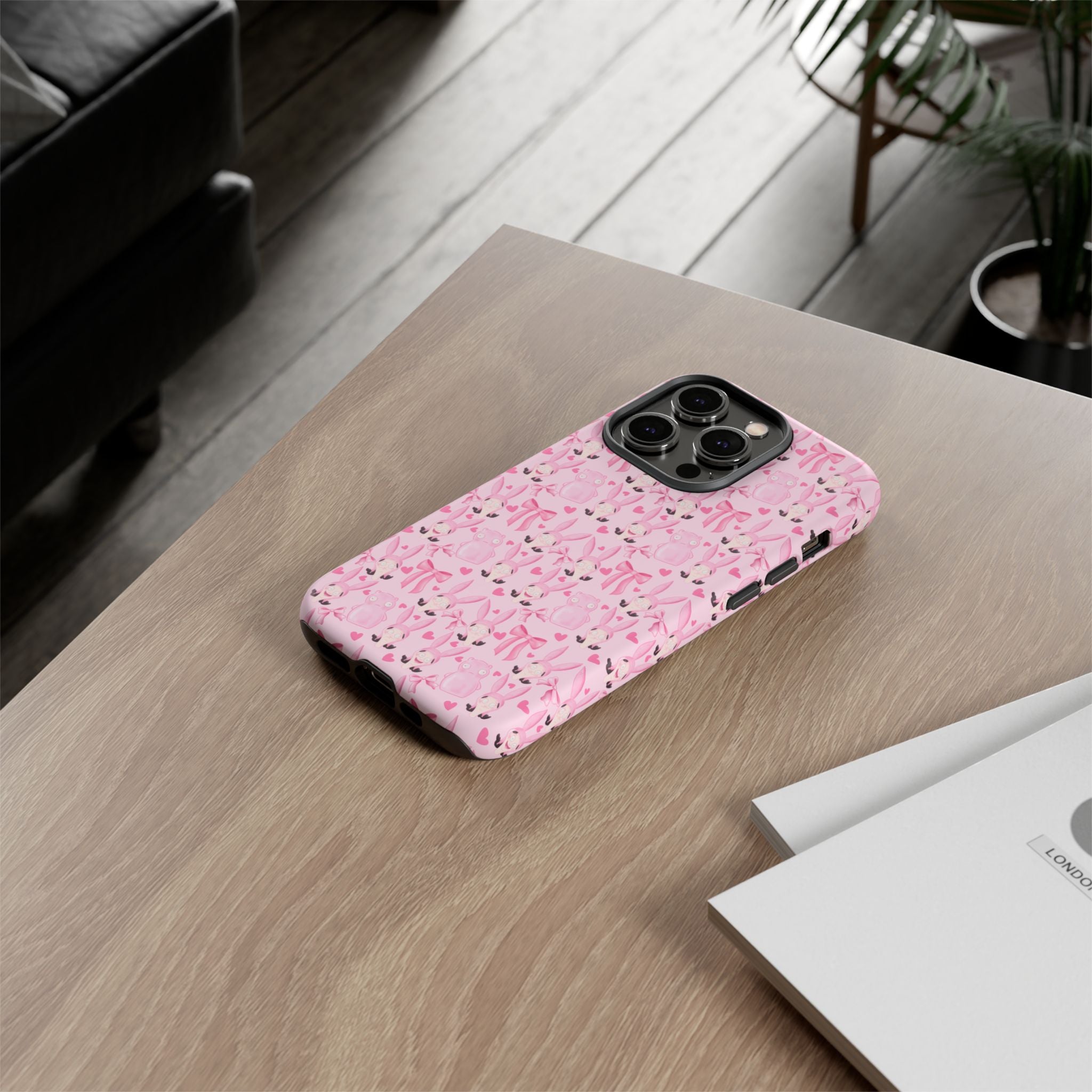 Bob's Burgers Inspired Coquette Louise Tough Case for iPhone, Google, and Samsung