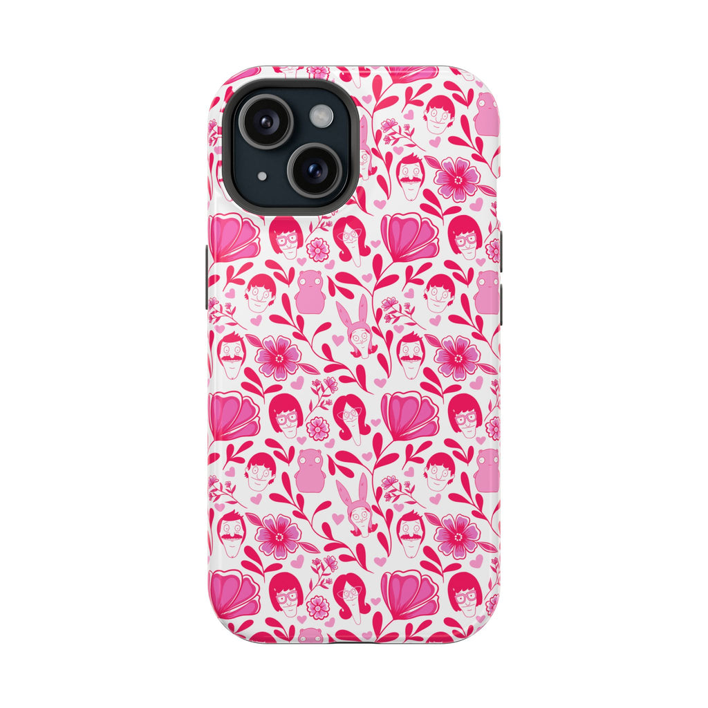 Belcher's Fine China iPhone Case V1 Pink – Magnetic Impact-Resistant