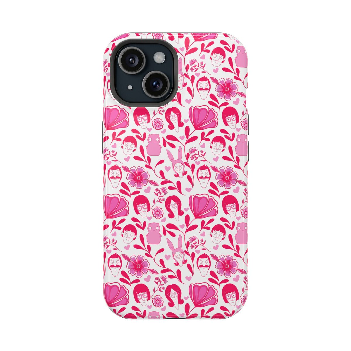 Belcher's Fine China iPhone Case V1 Pink – Magnetic Impact-Resistant