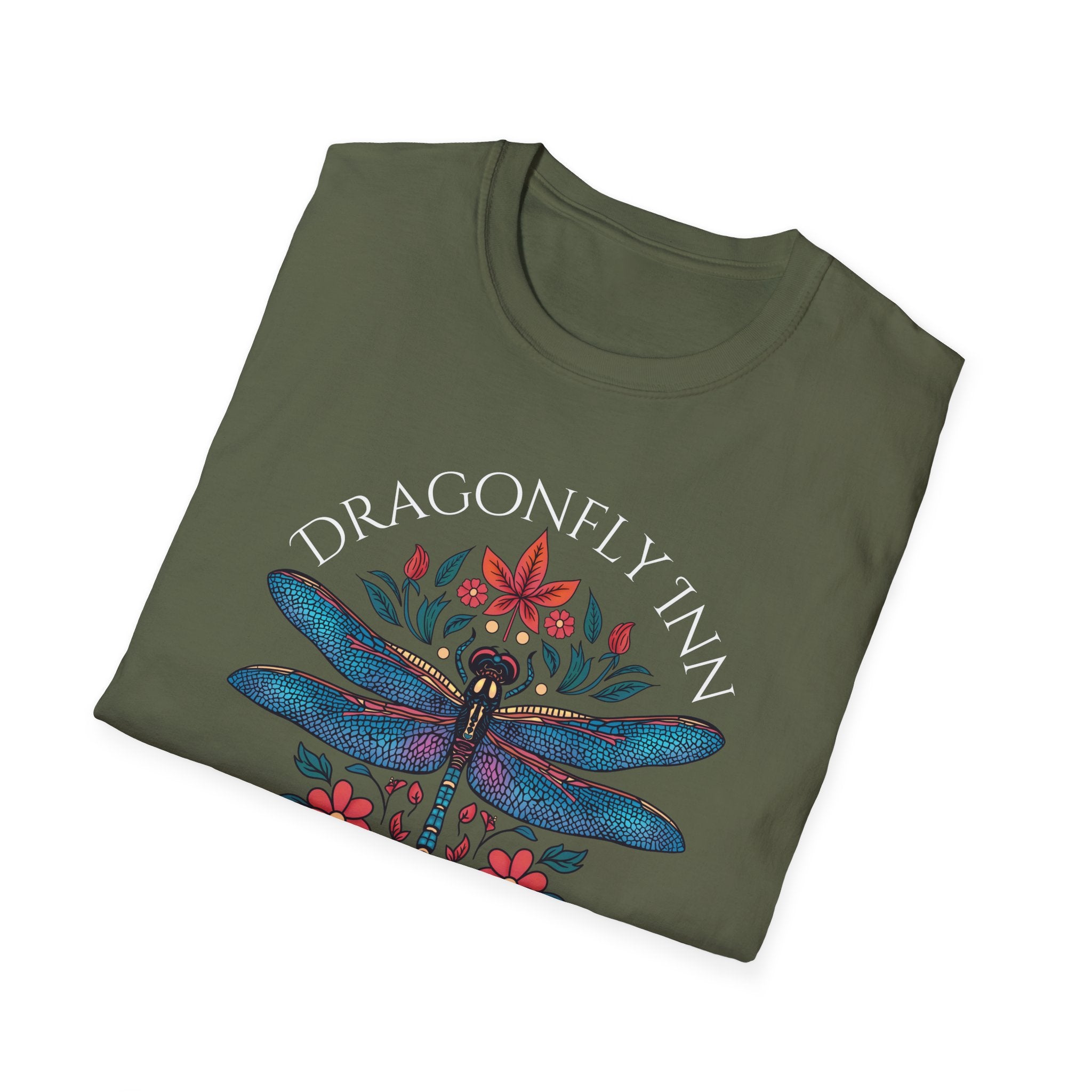 Dragonfly Inn Inspired Graphic T-Shirt, Boho Tee, Nature Lover Gift, Comfortable Casual Wear, Perfect for Summer