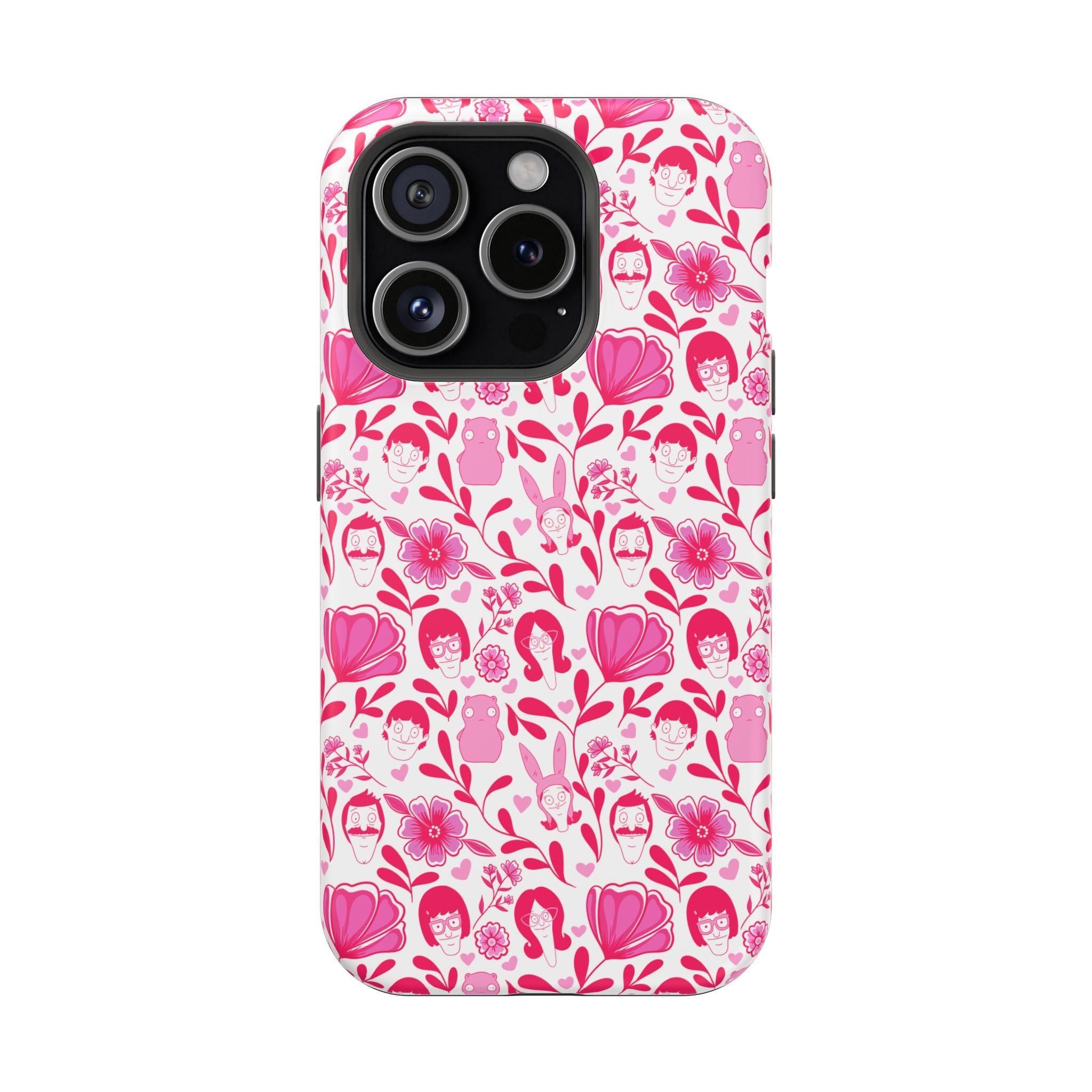 Belcher's Fine China iPhone Case V1 Pink – Magnetic Impact-Resistant