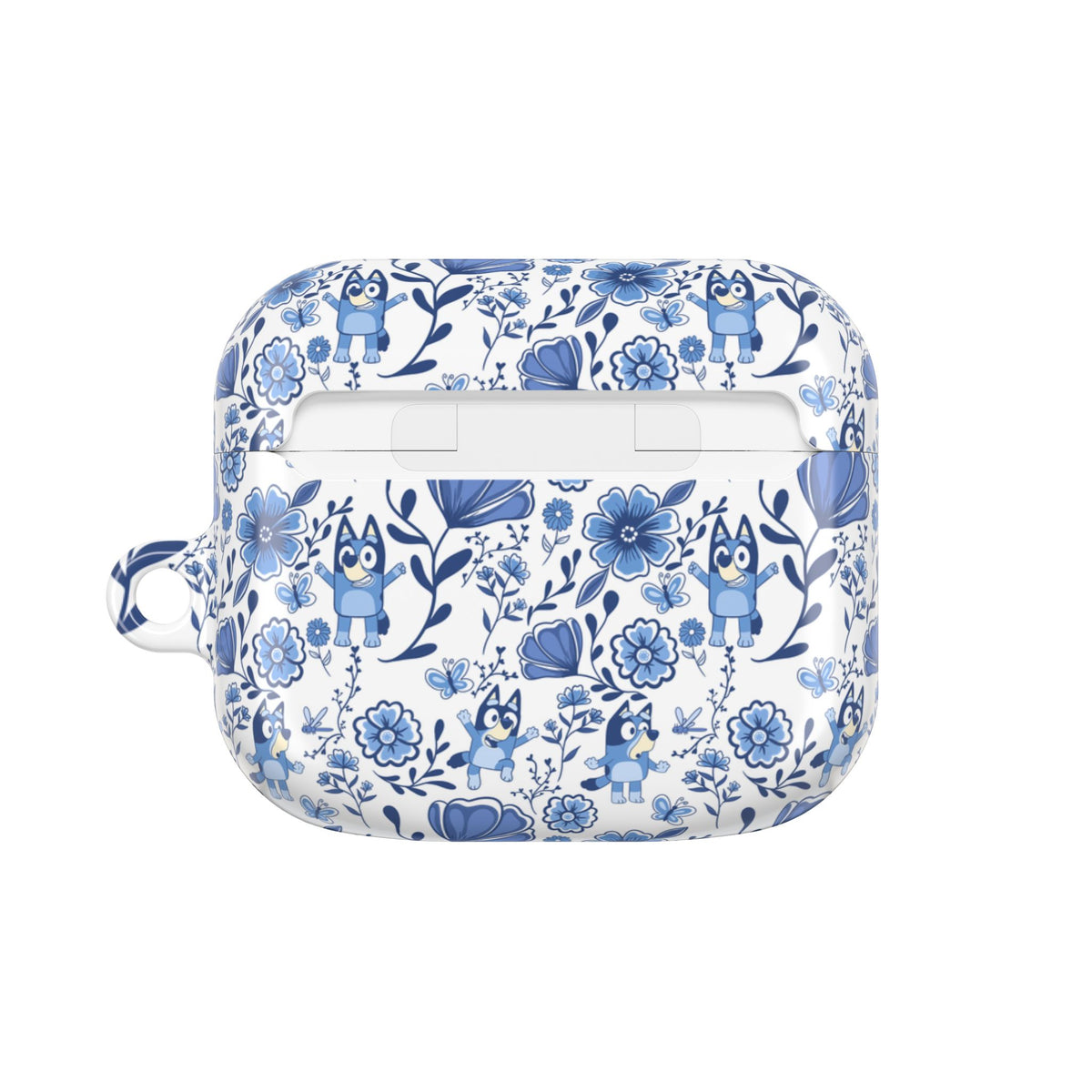 Blue Heeler Dog Charming Floral AirPod Case