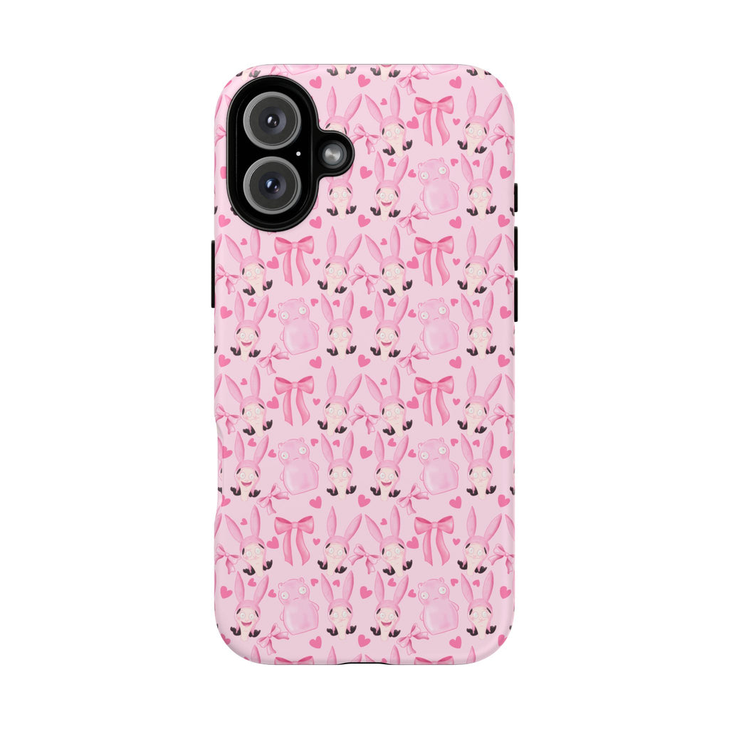 Bob's Burgers Inspired Coquette Louise Tough Case for iPhone, Google, and Samsung